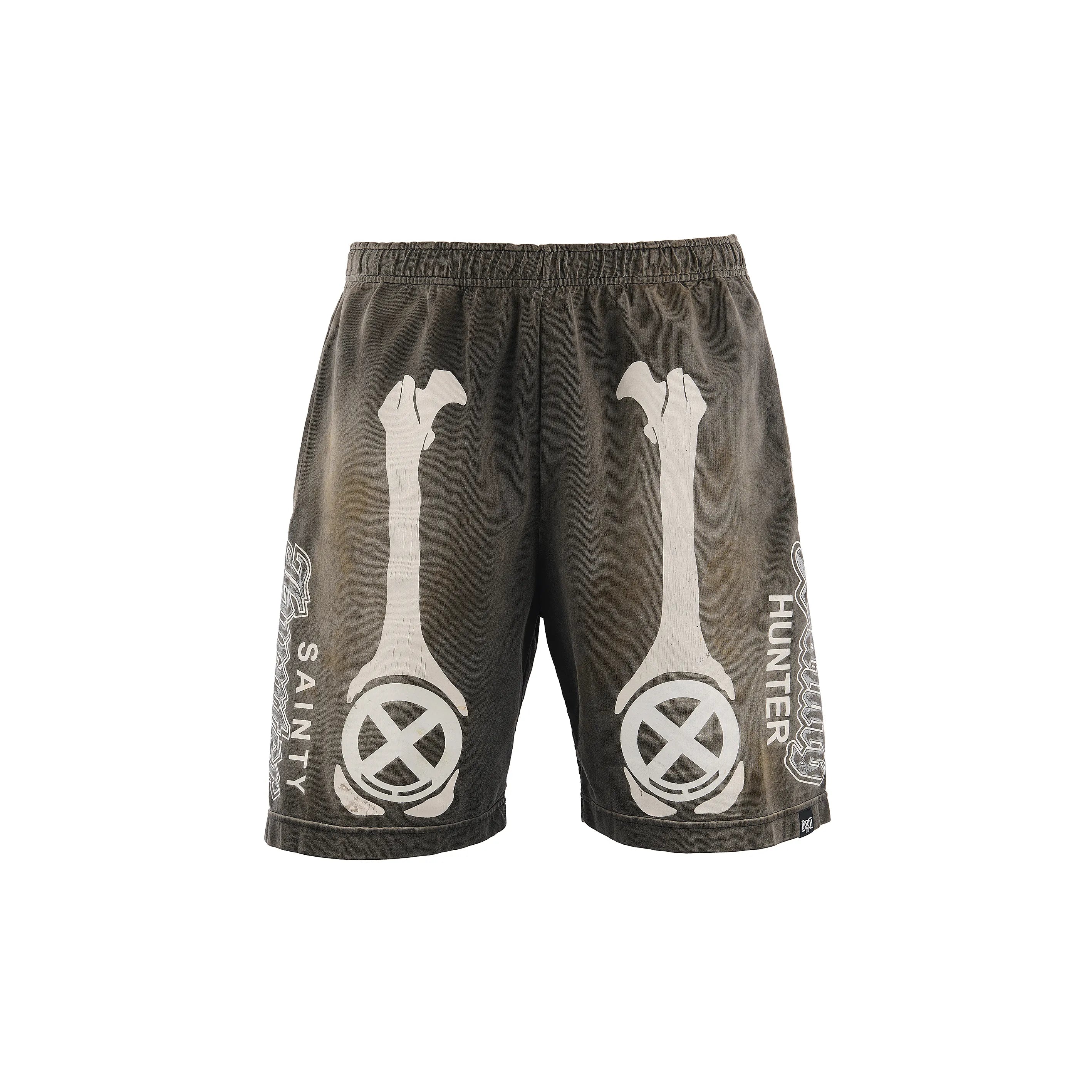 SM-MK8-0000-C33/BH_CUT SEW SHORTS/BONE/CHARCOAL