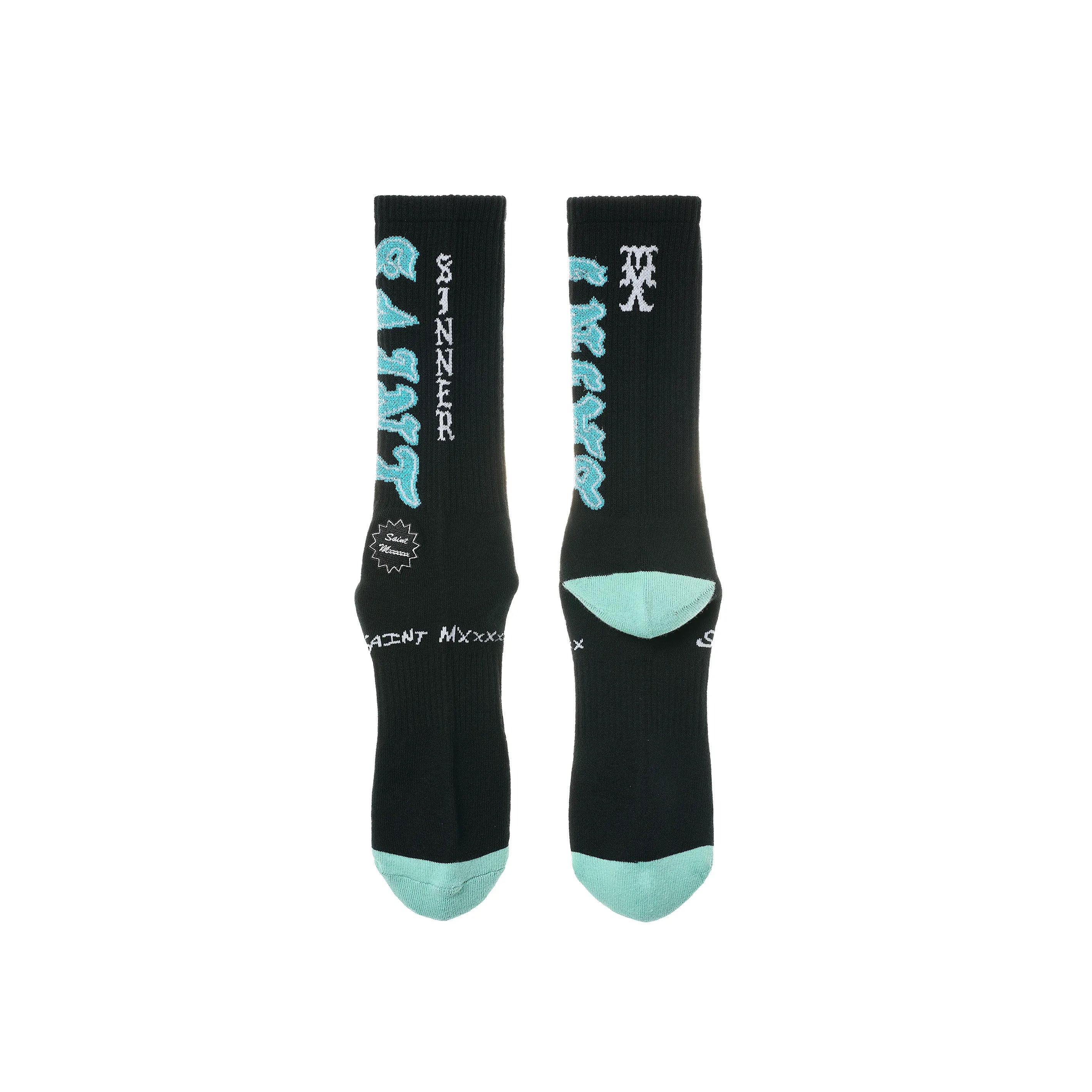 SM-MK8-0000-111/SOCKS/SAINT/BLACK+BLUE