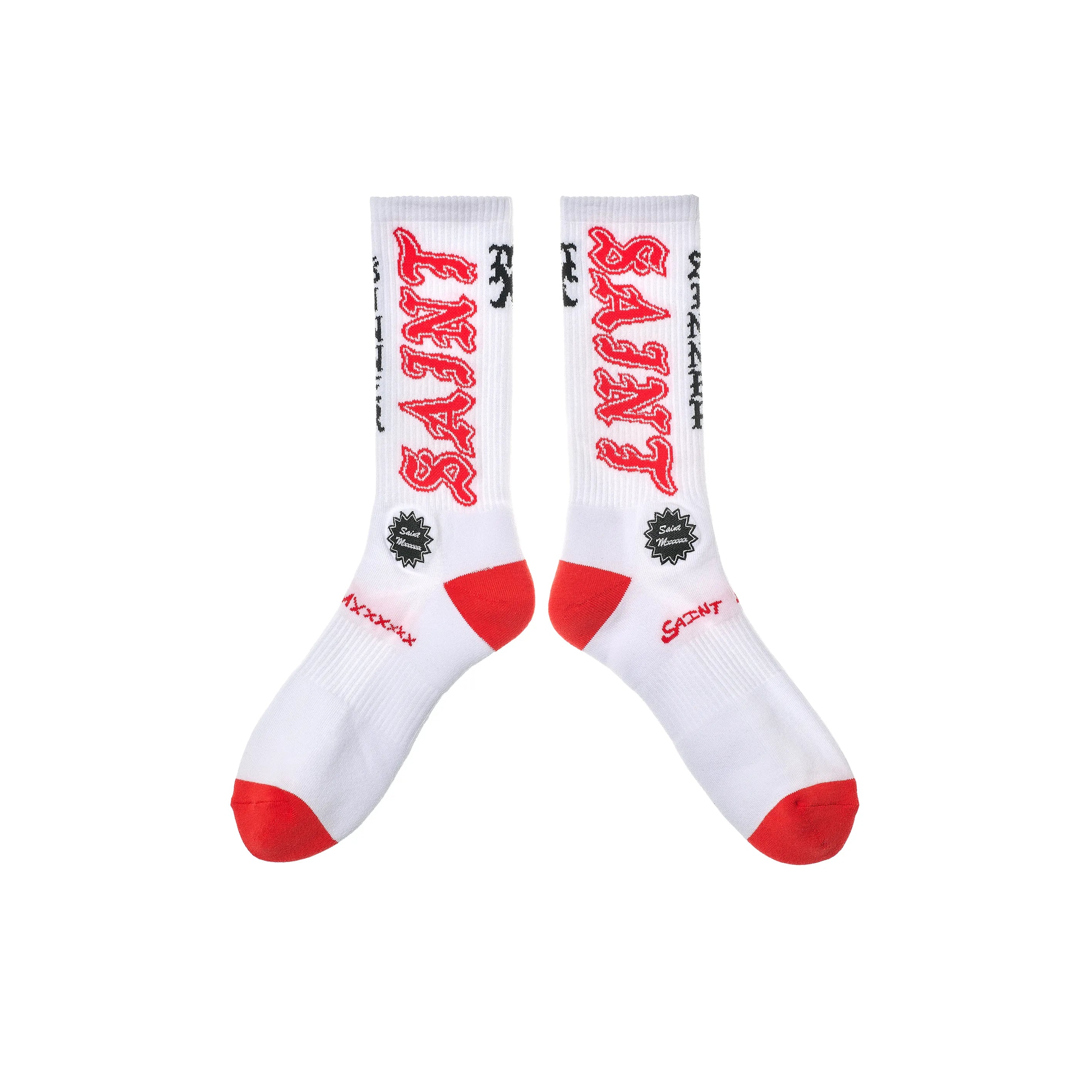 SM-MK8-0000-106/SOCKS/SAINT/WHITE+RED