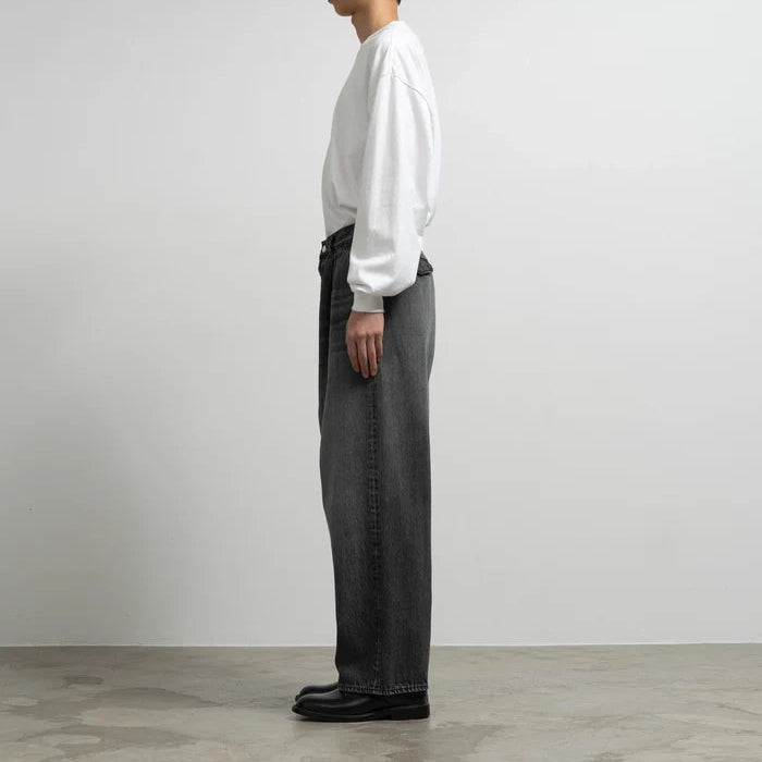 Selvage Denim Two Tuck Tapered Pants -LIGHT FADE- [GU263-40060LB]