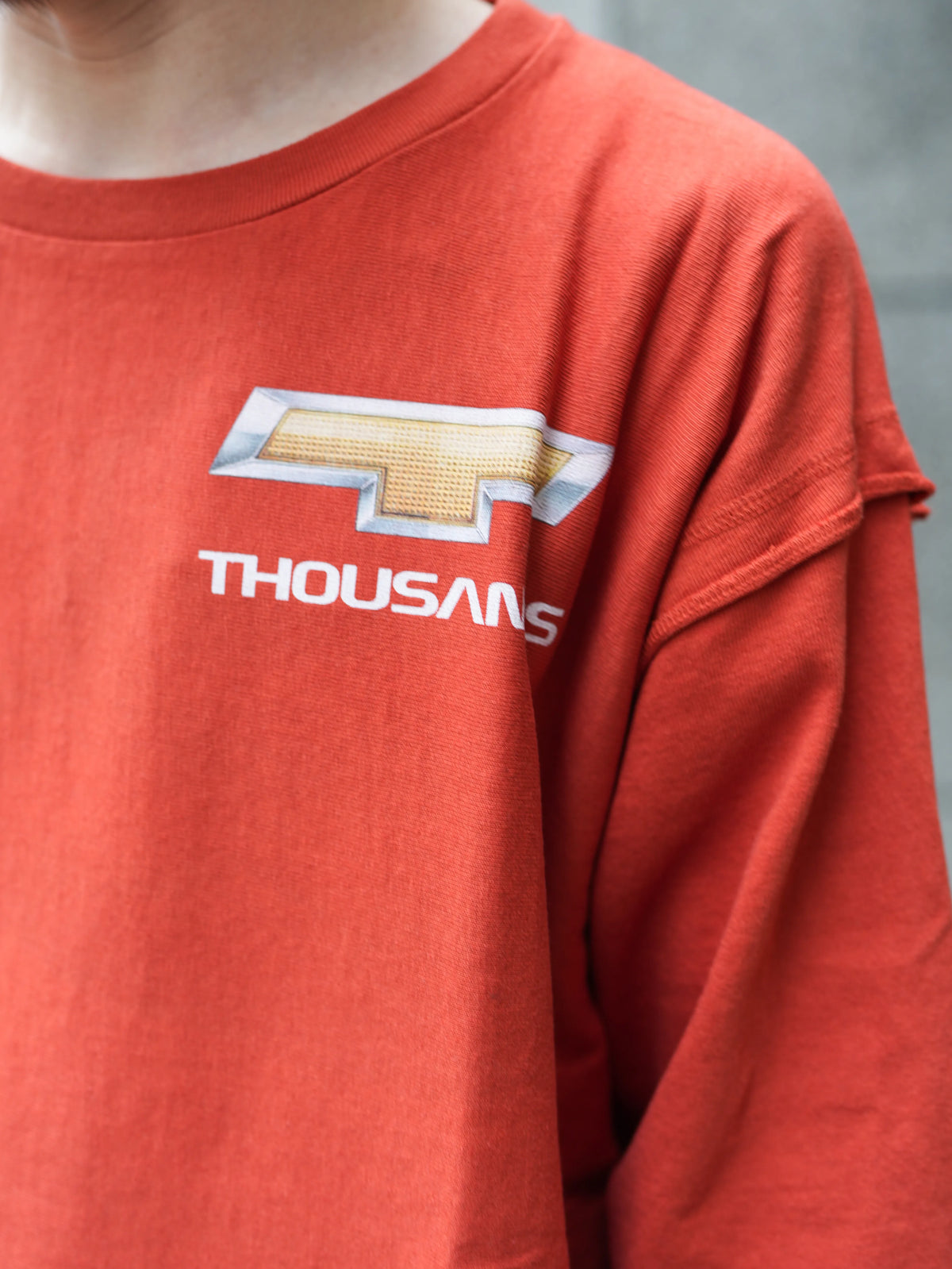 DETROIT LOGO CUTOFF LS TEE [4COLORS]