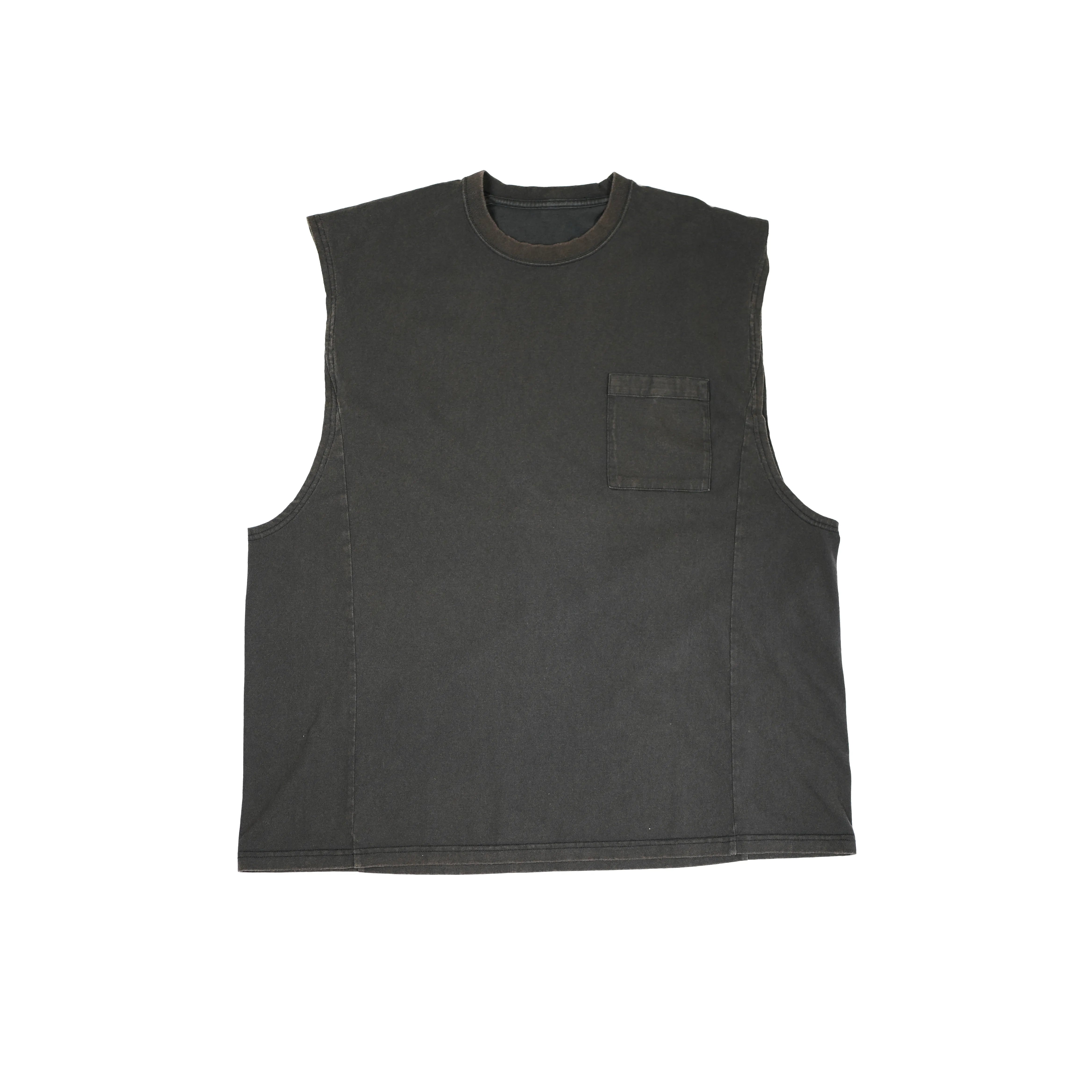 REVERSIBLE LOOSE FIT NO SLEEVE TEE : FADED