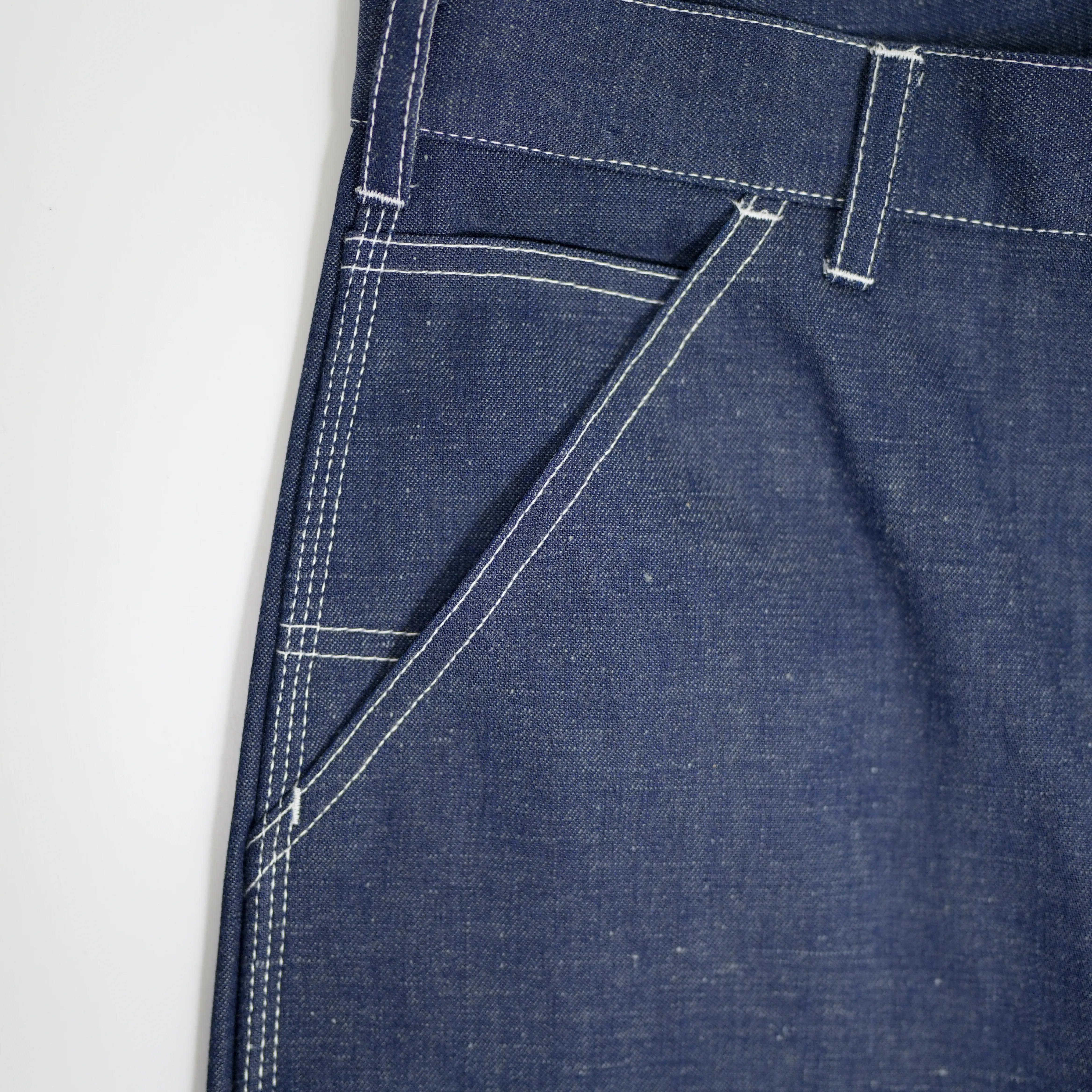 RAW DENIM CARPENTER PANTS
