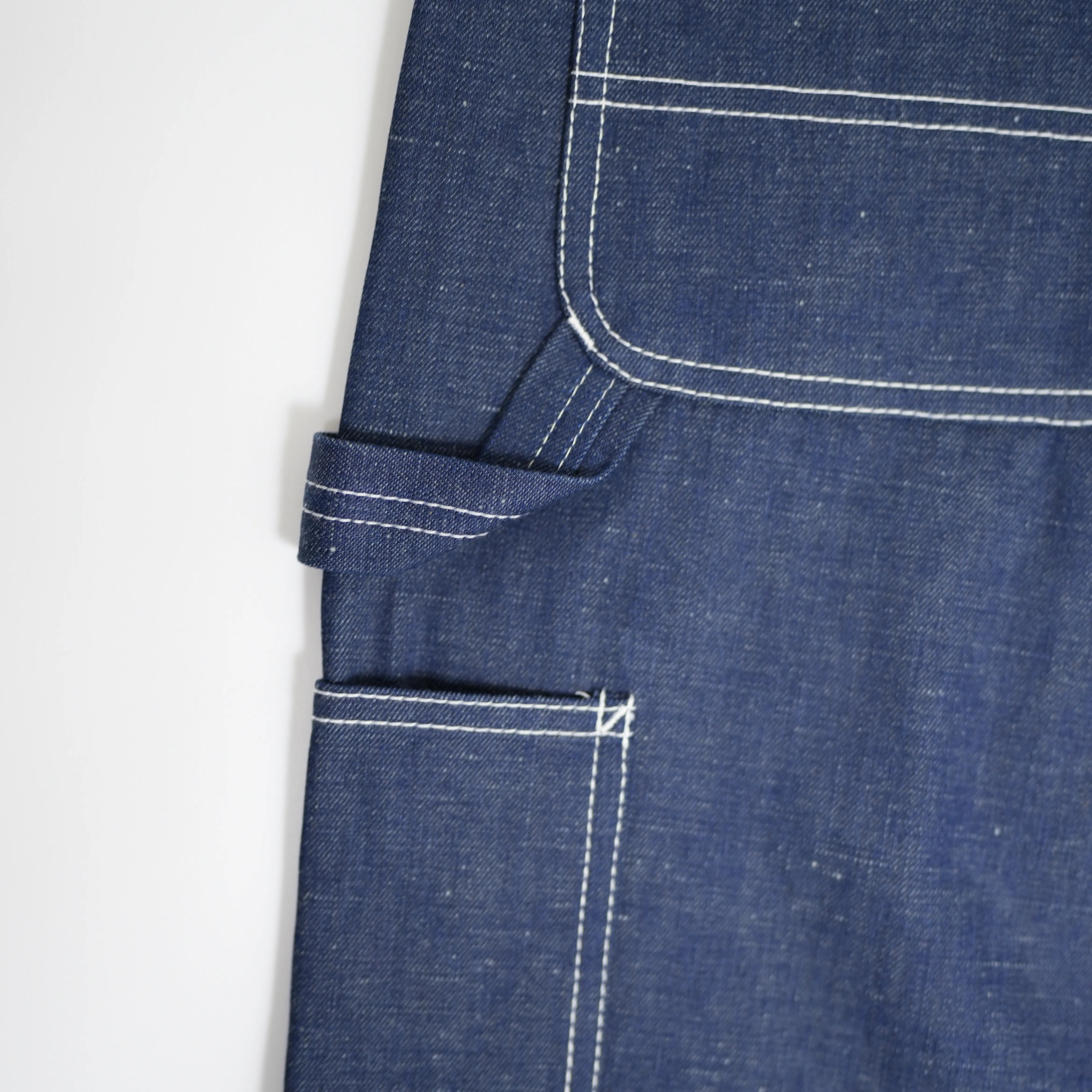 RAW DENIM CARPENTER PANTS