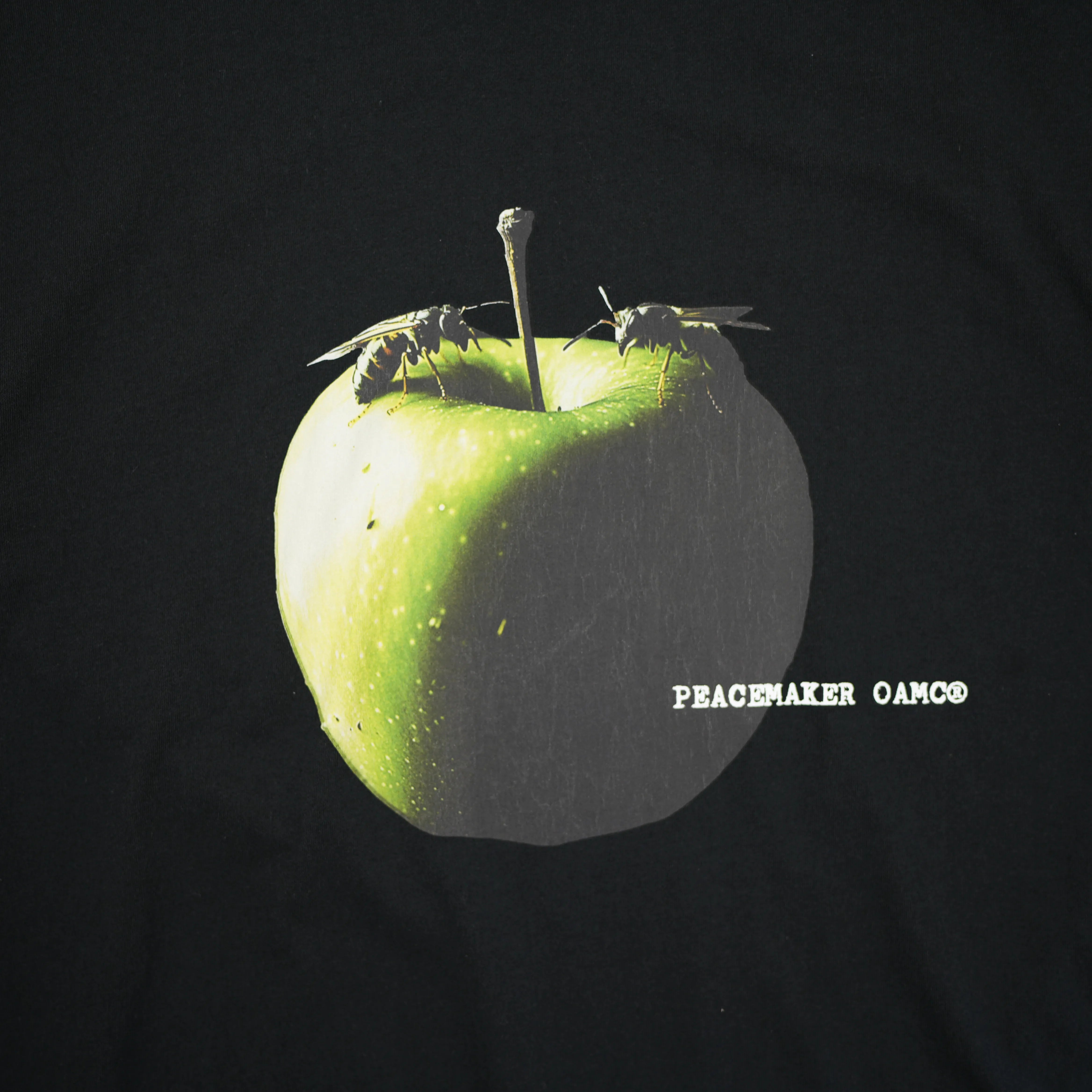 Oversize Tee Apple Print