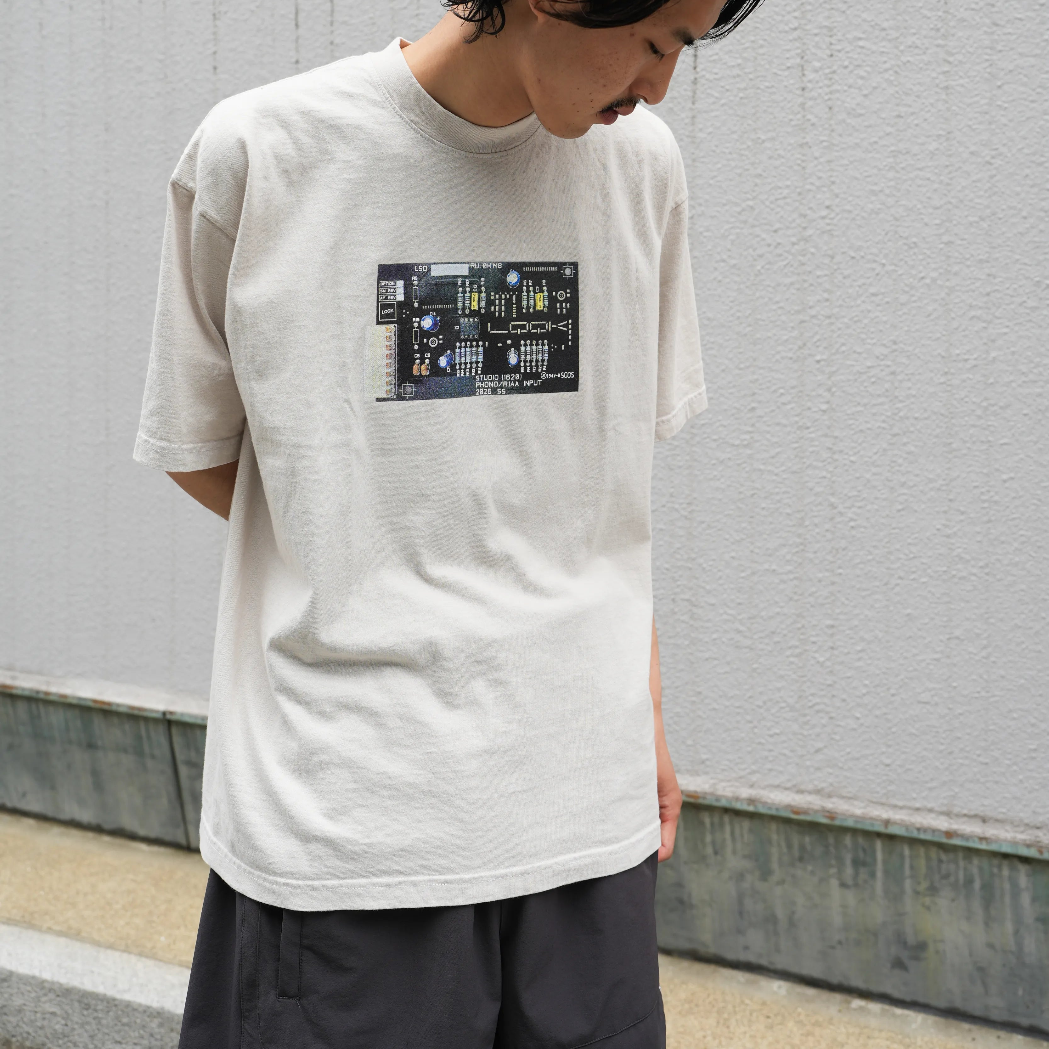 Circuit board tee [2COLORS]
