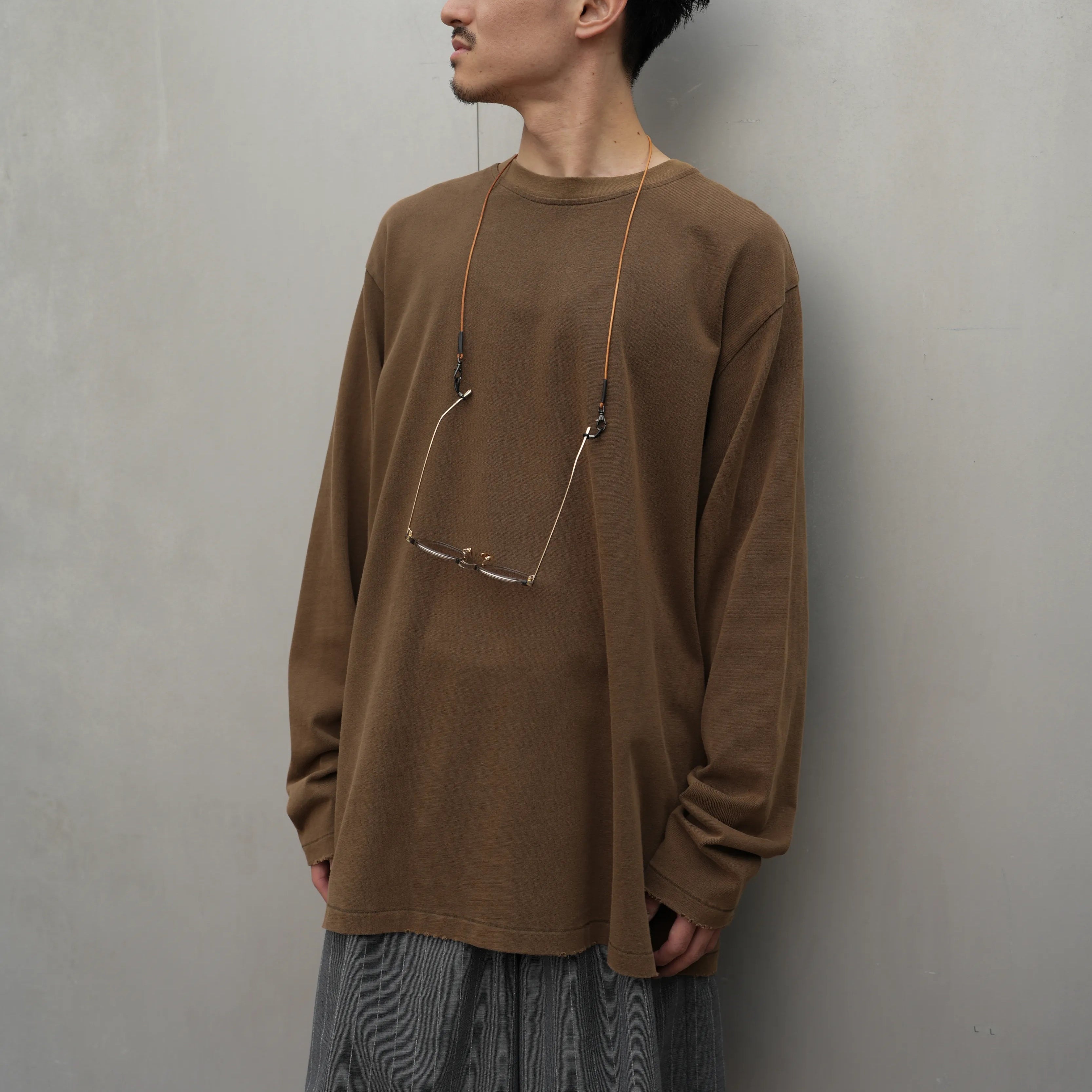ORGANIZED BAGGY TEE LS / COTTON JERSEY [3 COLORS]
