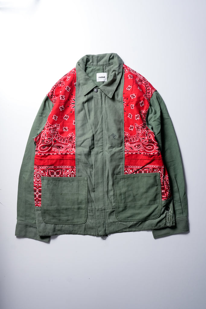 redad / Remake Military×Bandana Zip BZ