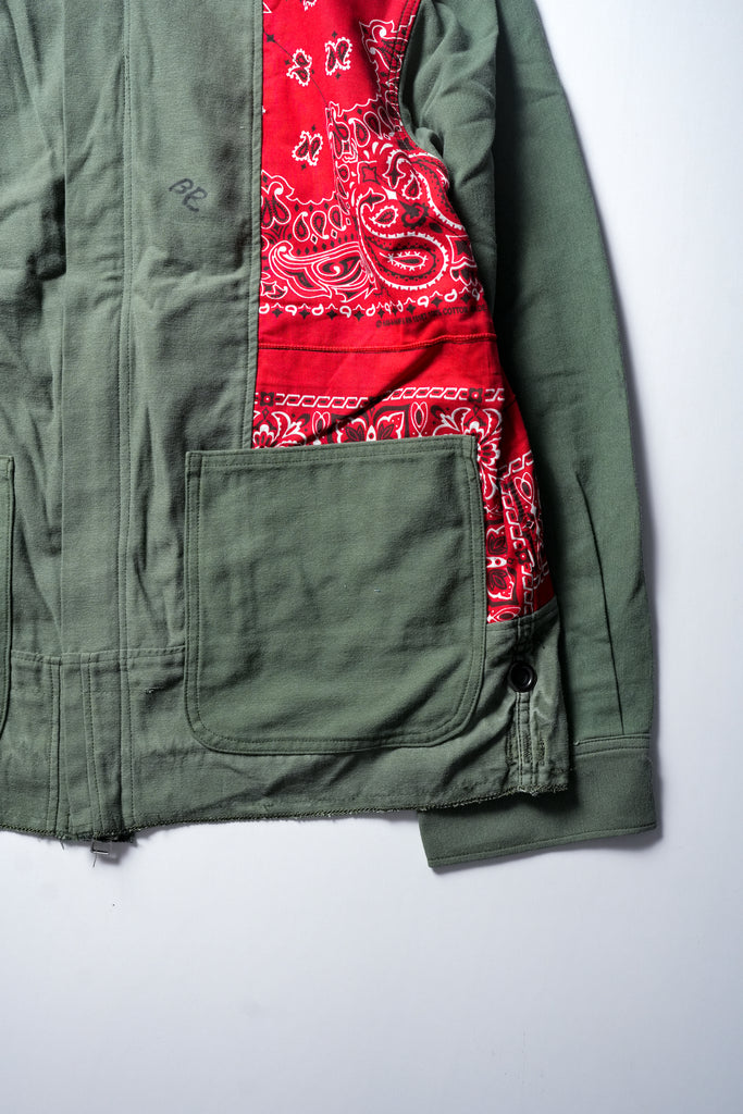 redad / Remake Military×Bandana Zip BZ