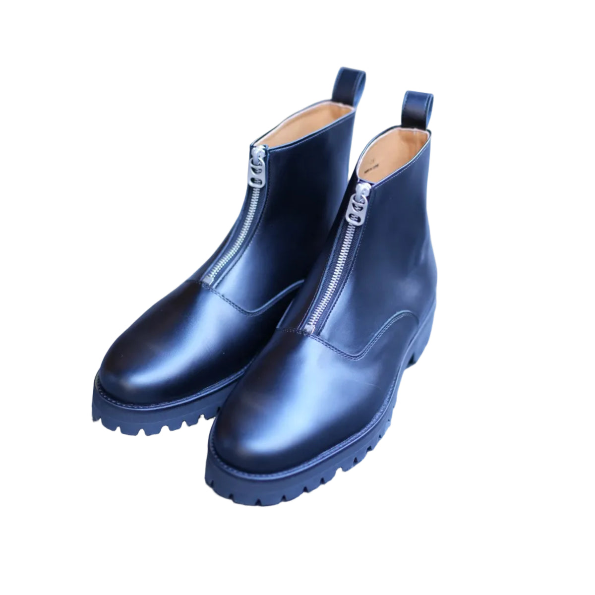 PULL TAB ZIP BOOTS vibram tank sole