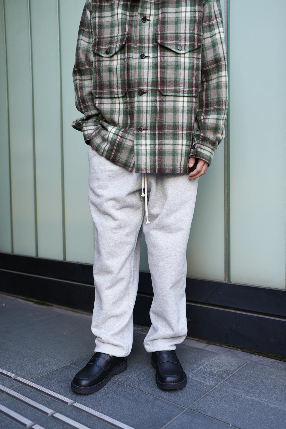 RESEARCHED EASY PANTS / COTTON SWEAT [2COLORS]