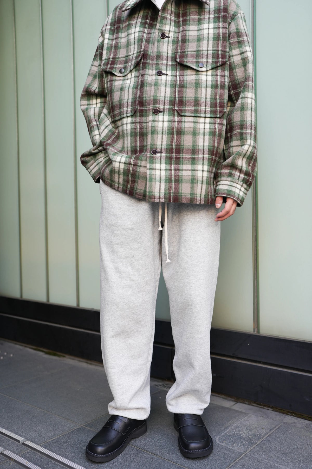 RESEARCHED EASY PANTS / COTTON SWEAT [2COLORS]