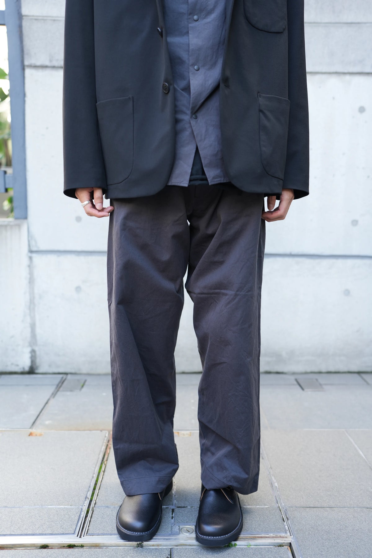 M チノパンツ ワイドストレート [3COLORS]