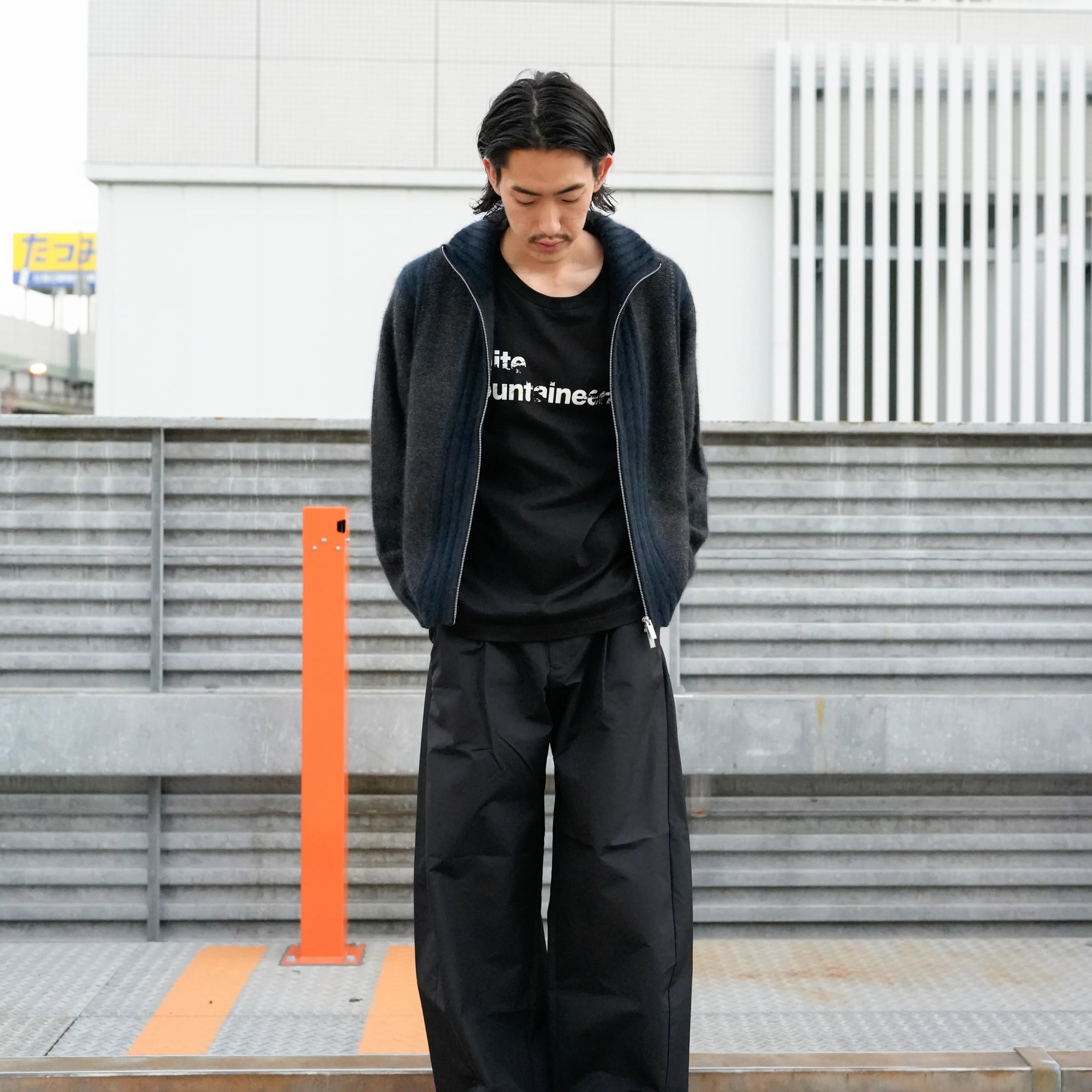RACCOON DRIVER'S KNIT BLOUSON [3COLORS]