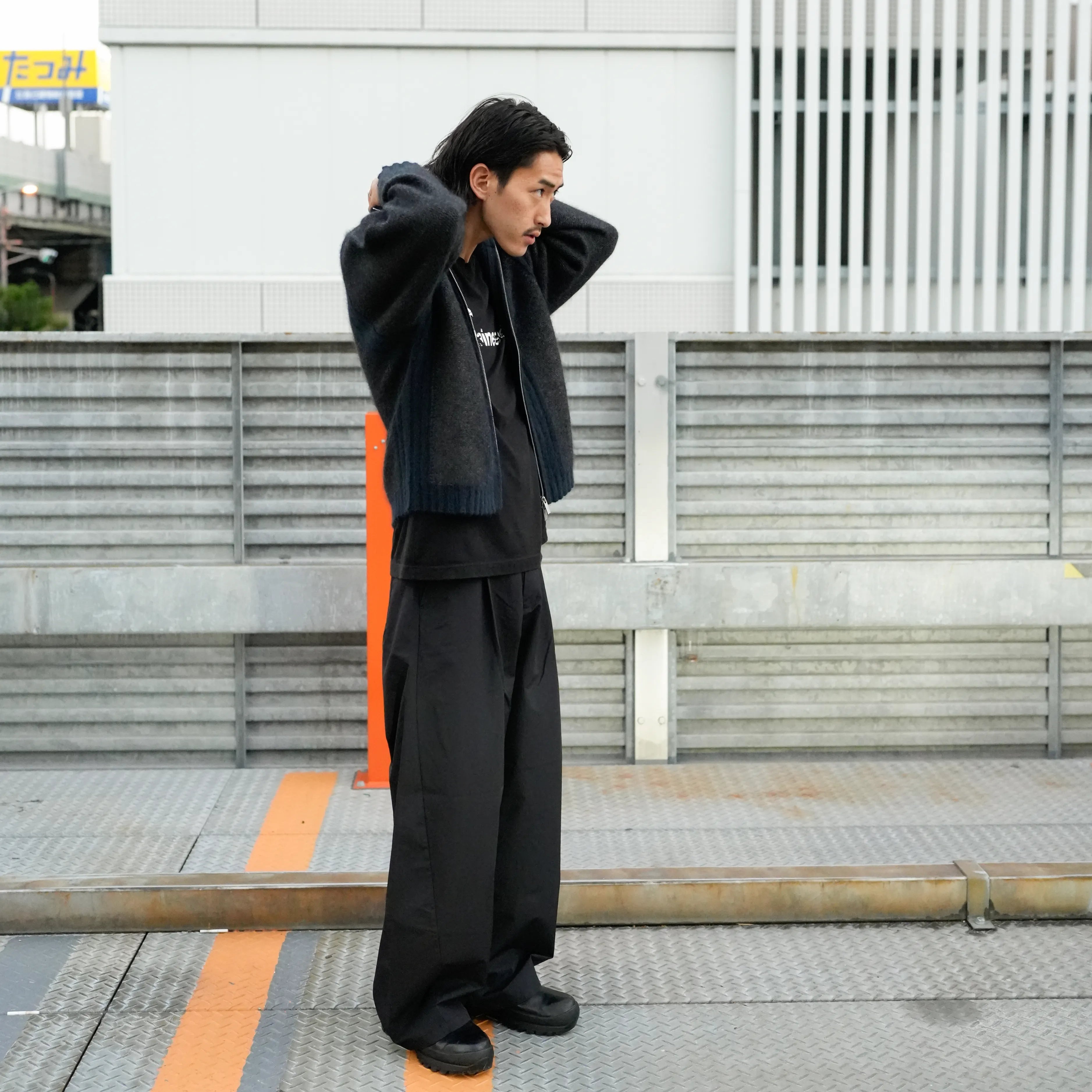 RACCOON DRIVER'S KNIT BLOUSON [3COLORS]