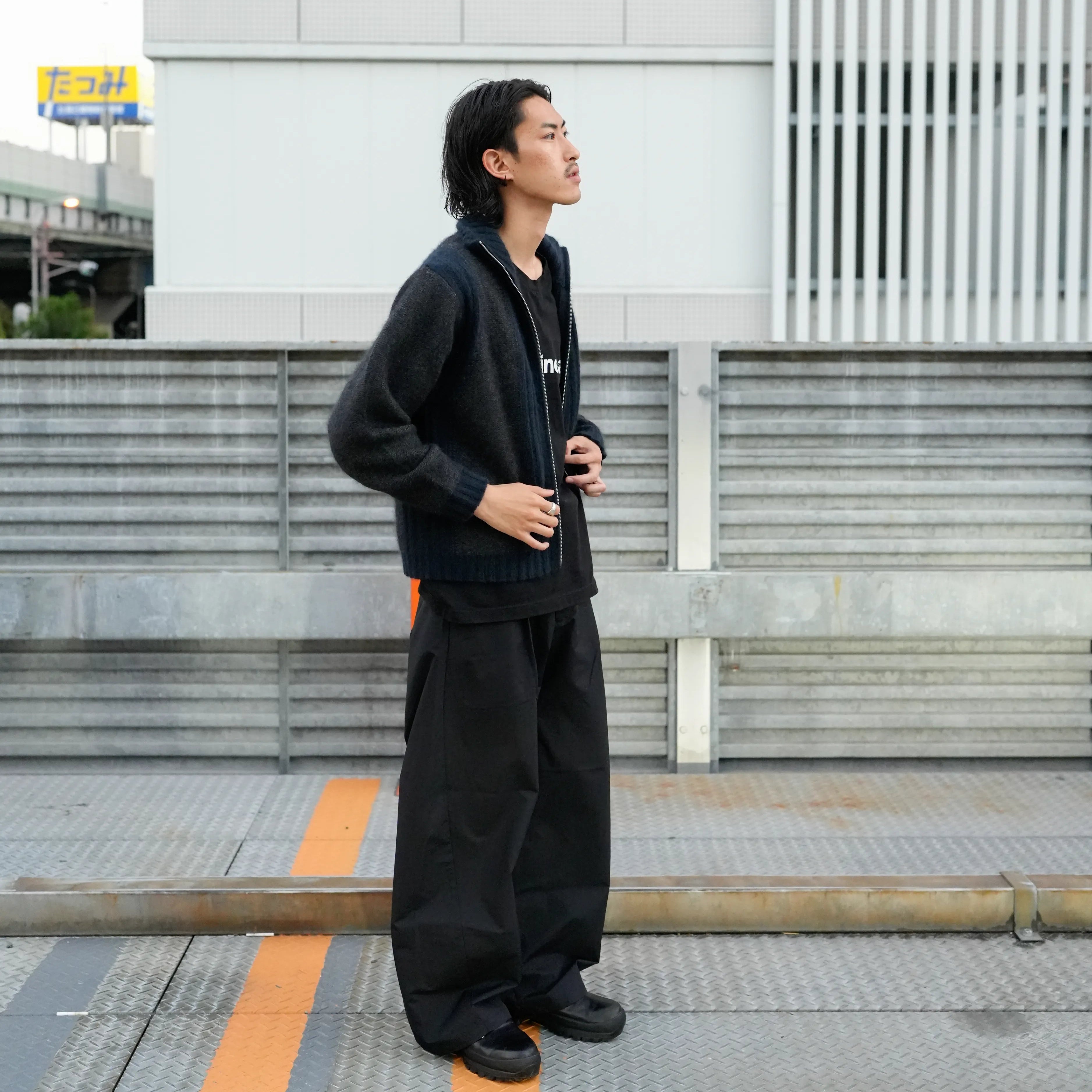 NYLON CURVE PANTS