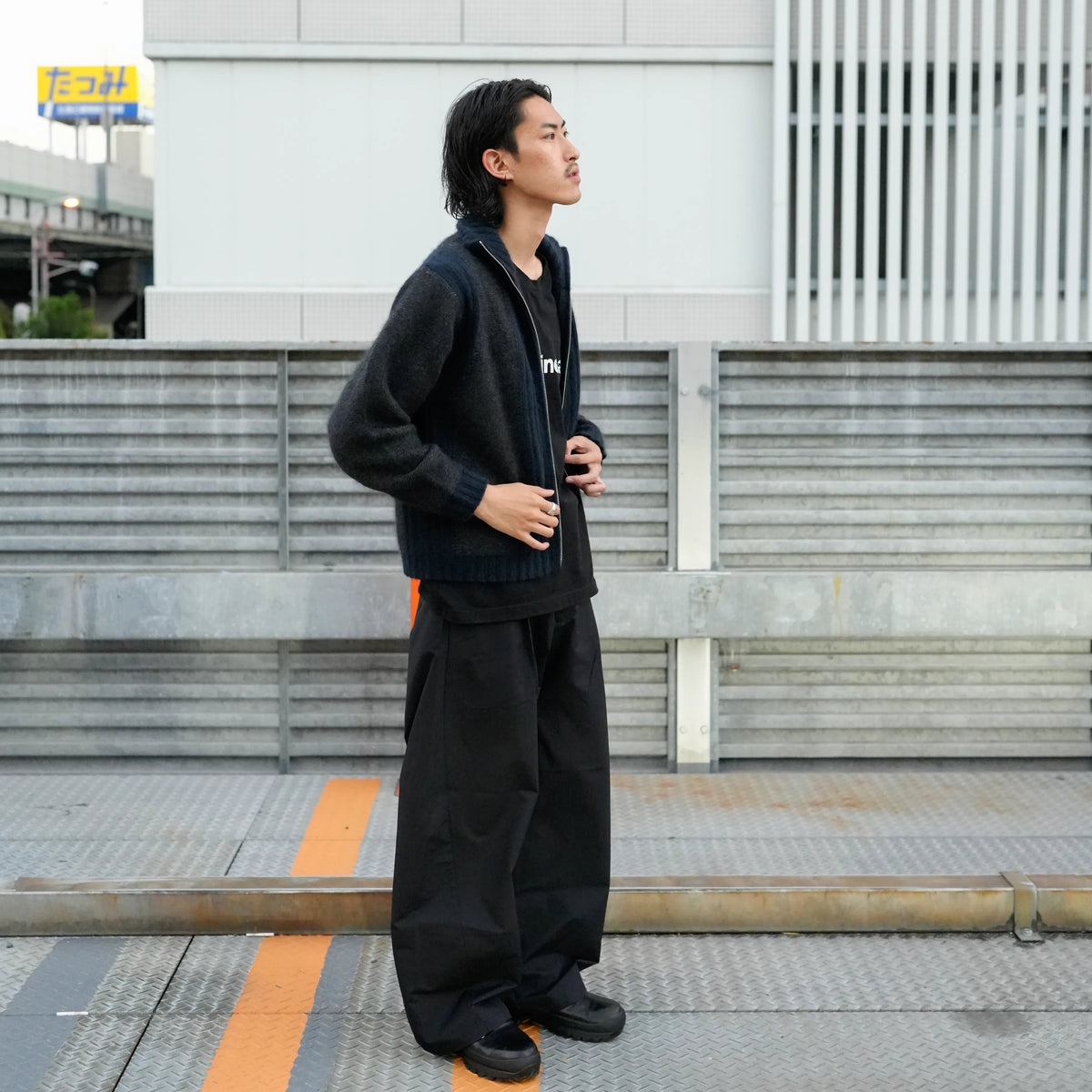 NYLON CURVE PANTS