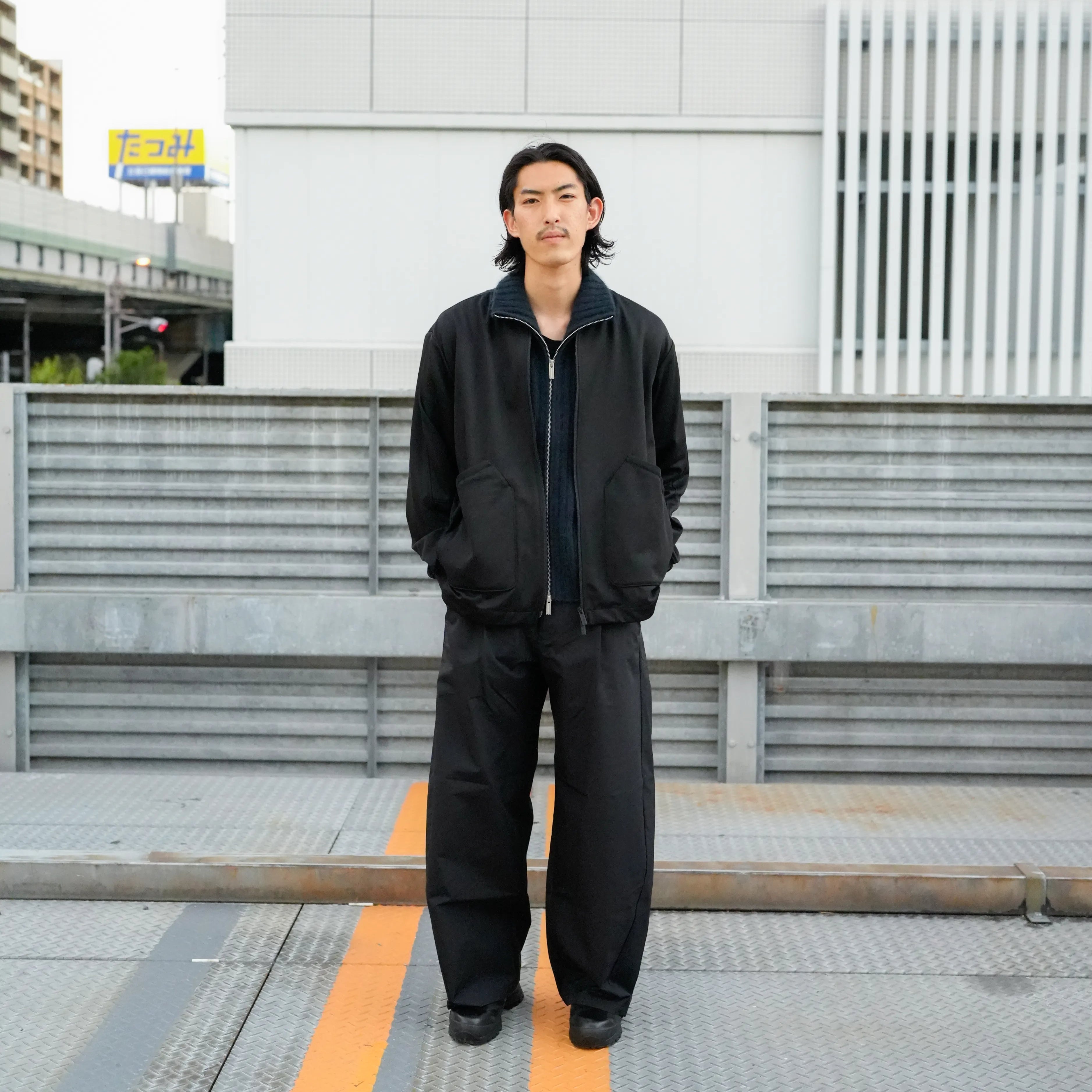 RACCOON DRIVER'S KNIT BLOUSON [3COLORS]
