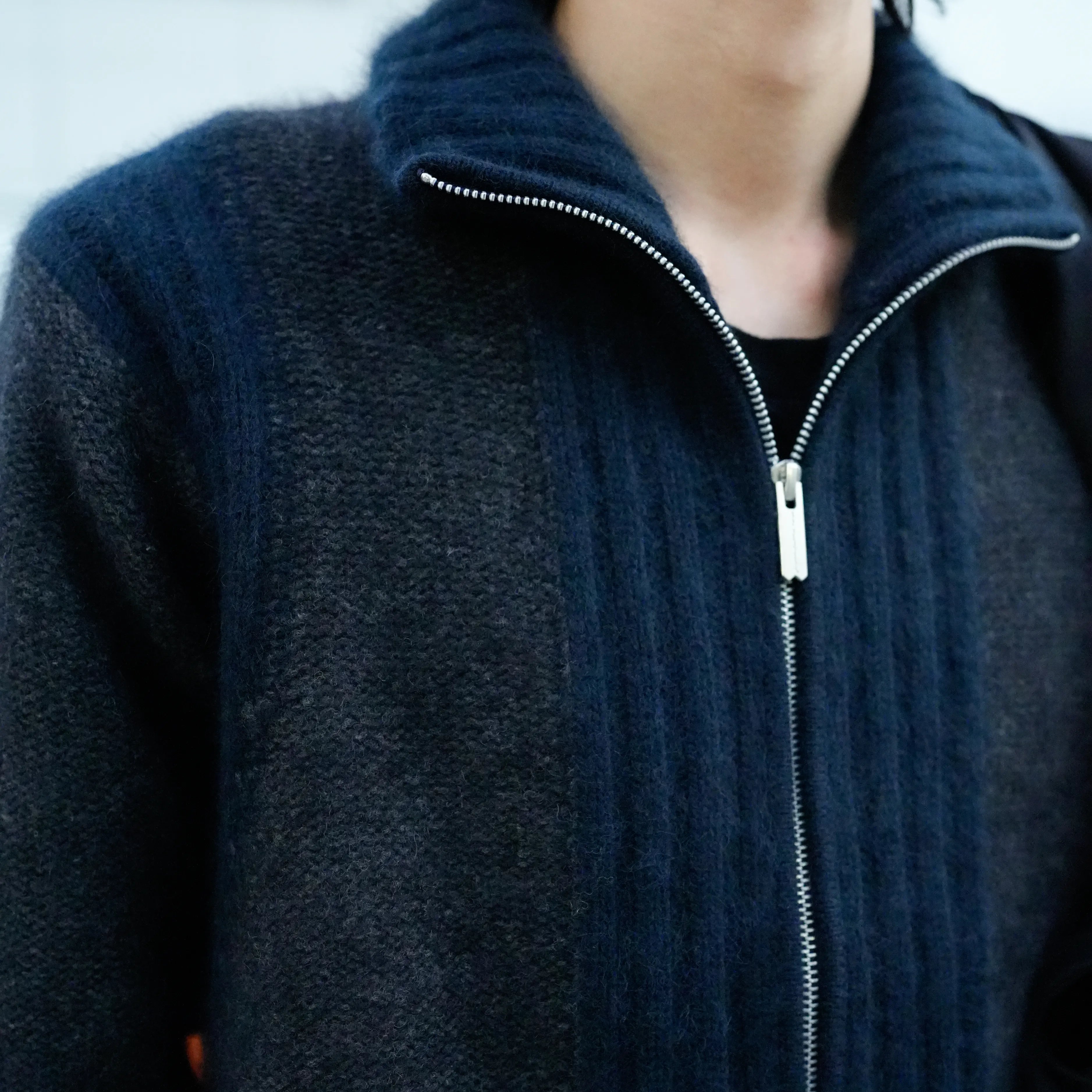 RACCOON DRIVER'S KNIT BLOUSON [3COLORS]