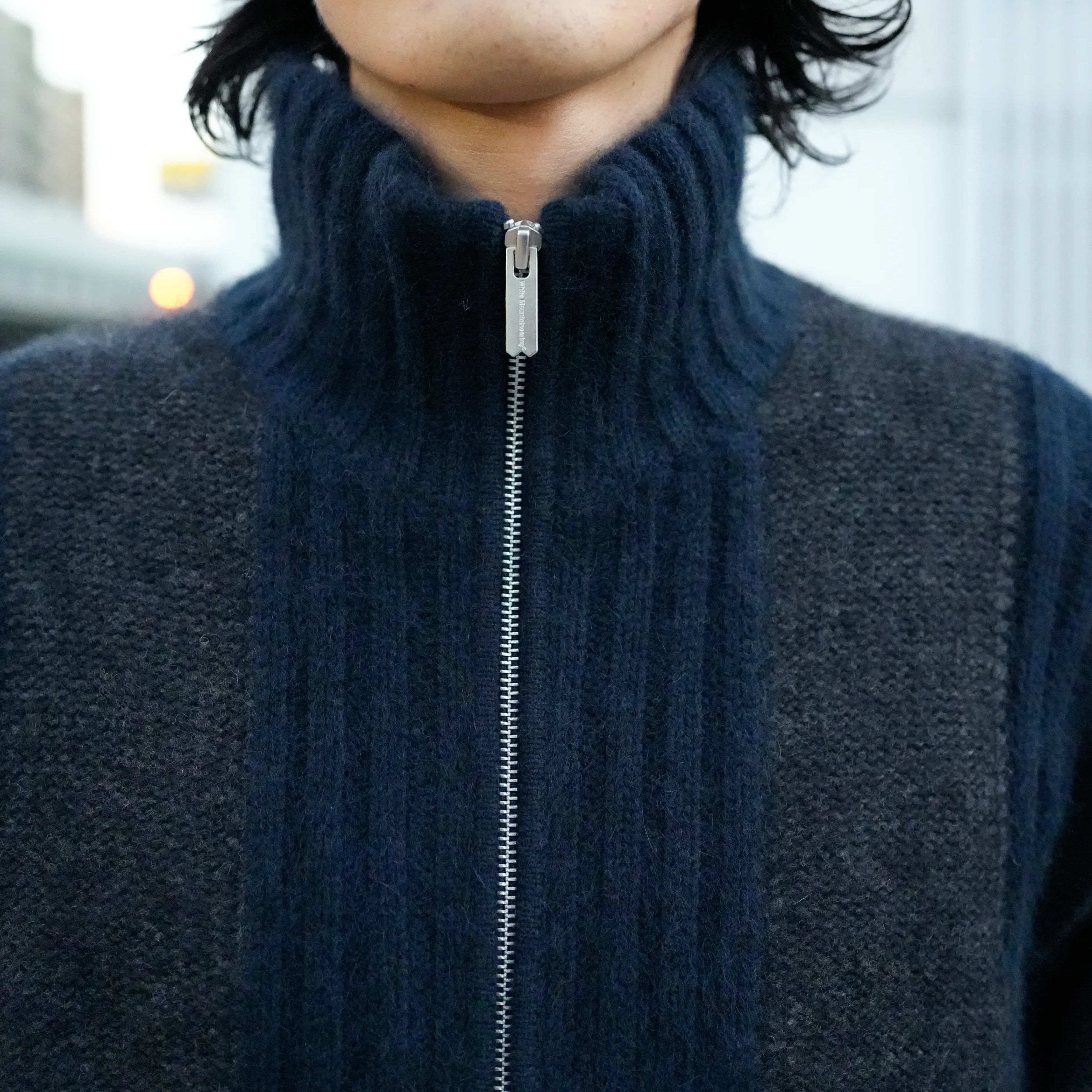 RACCOON DRIVER'S KNIT BLOUSON [3COLORS]