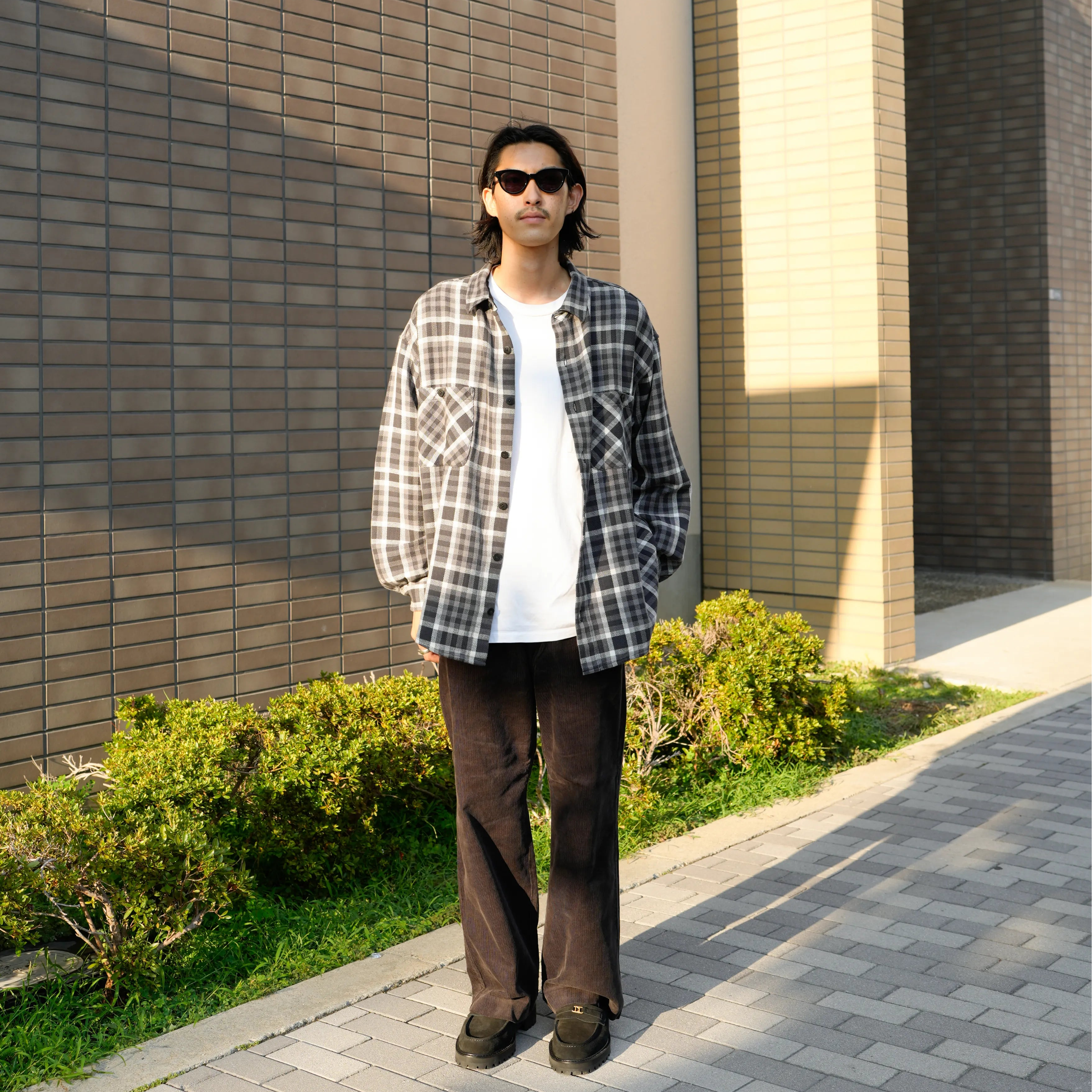 RESEARCHED WORK SHIRT / FLANNEL CHECK