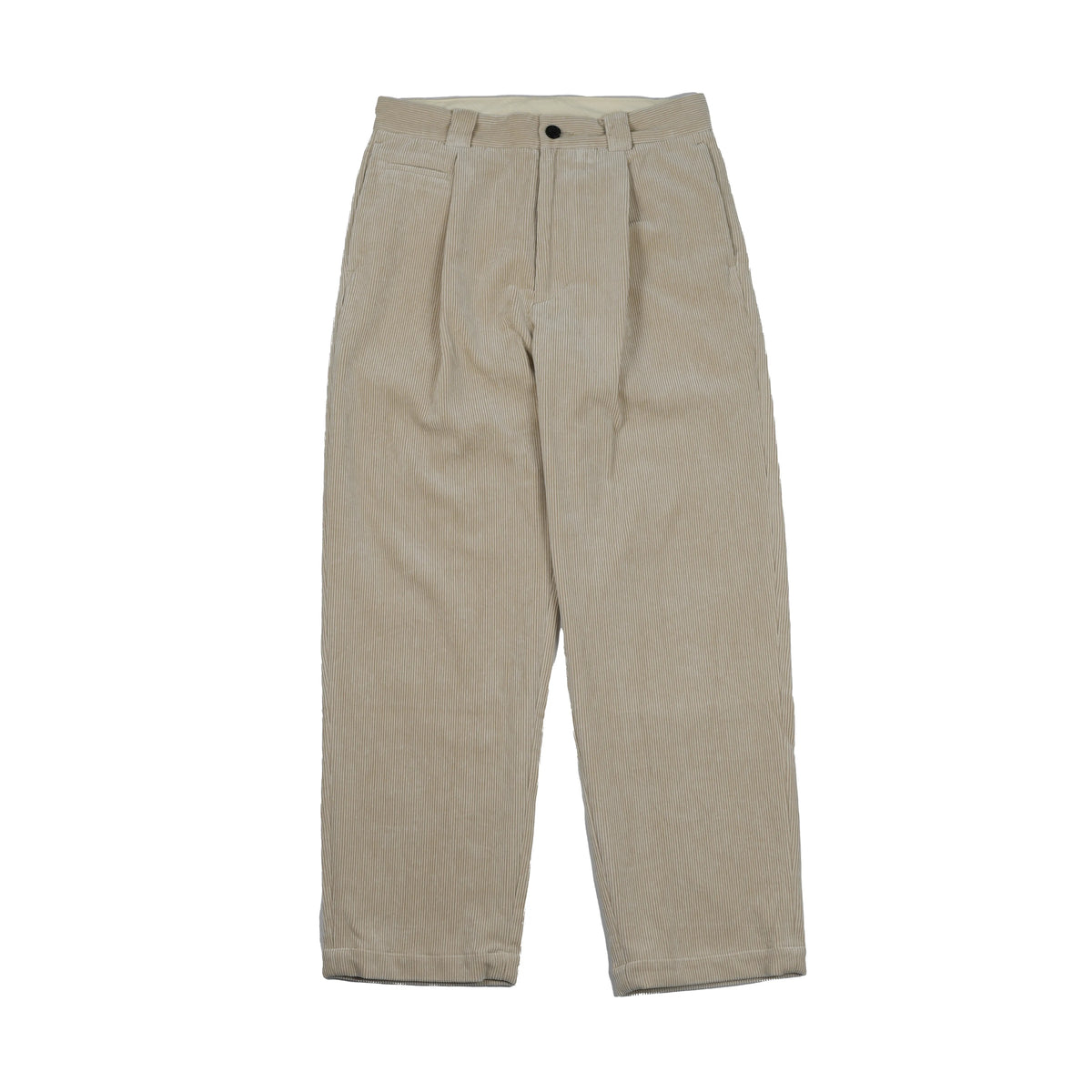 Double Pleated Wide Wale Cords [2COLORS]