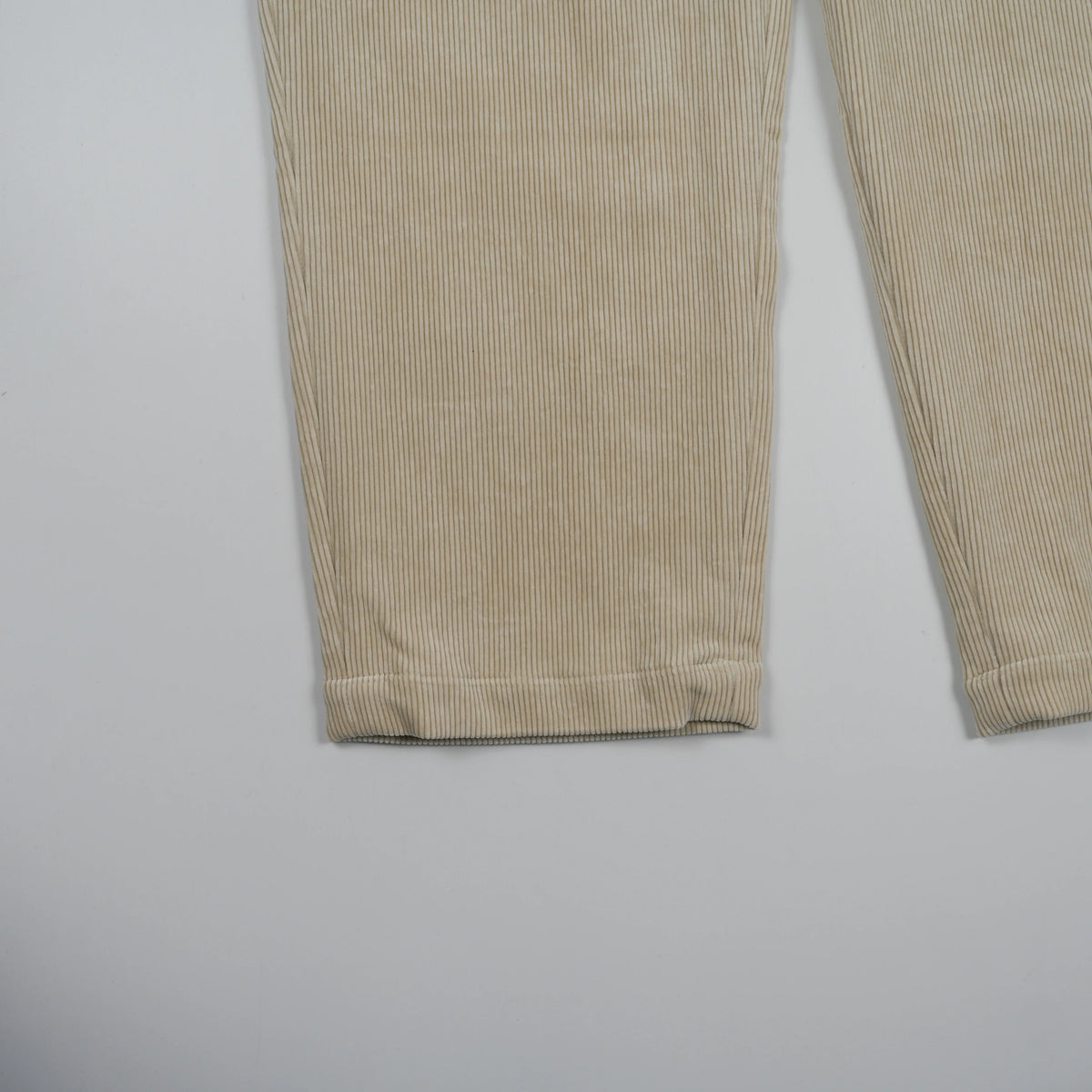 Double Pleated Wide Wale Cords [2COLORS]