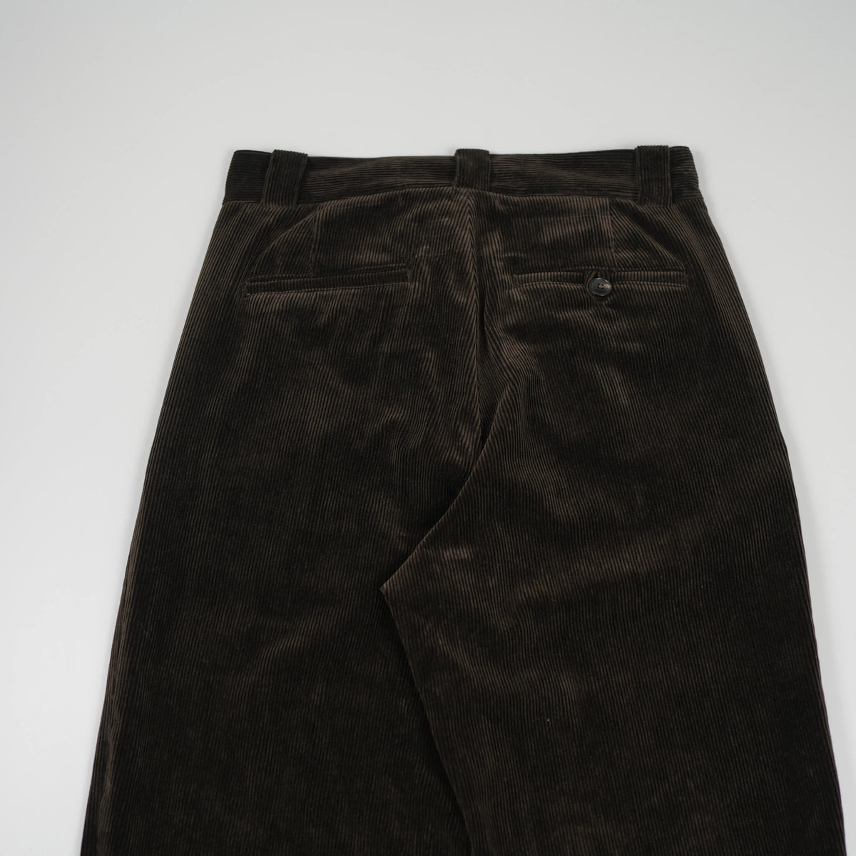 Double Pleated Wide Wale Cords [2COLORS]