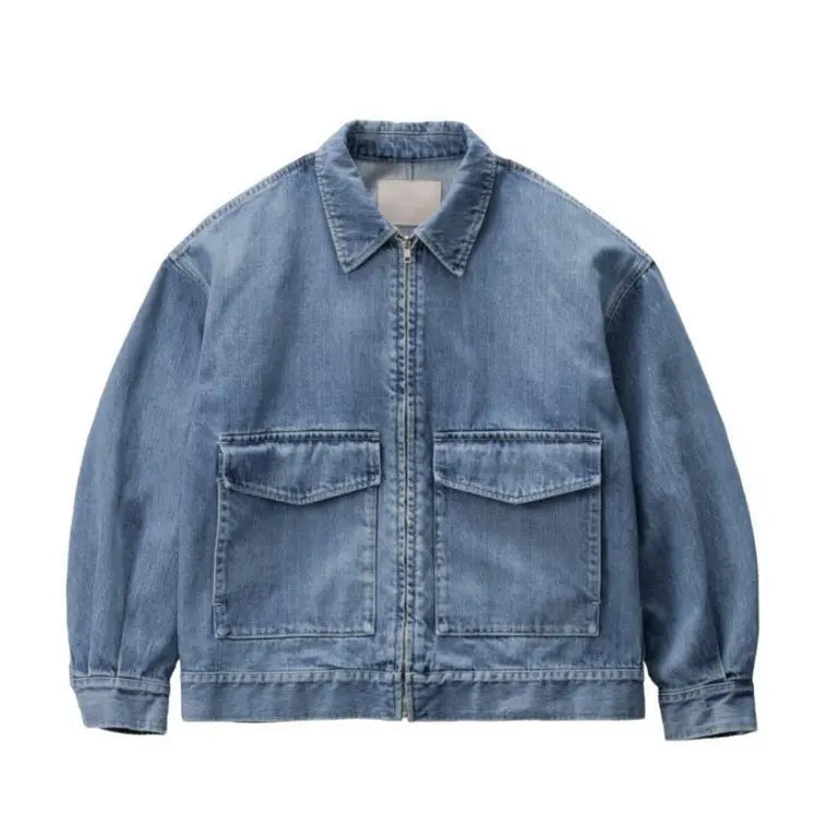 Selvage Denim Zip Jacket [GU263-20056LB]