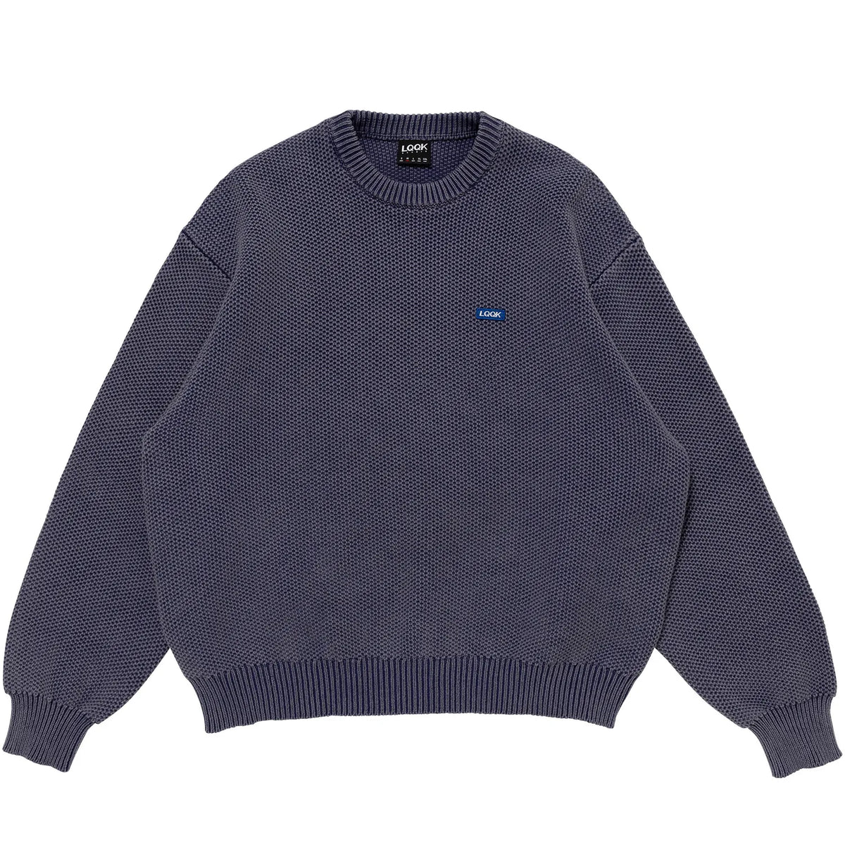 WAFFLE KNIT CREW [2COLORS]