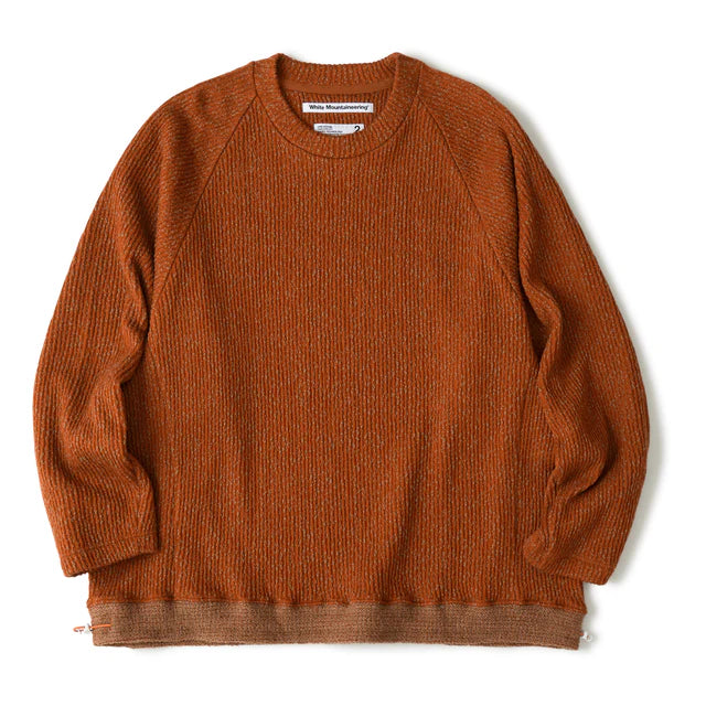 MELANGE WIDE RAGLAN PULLOVER [3 COLORS]