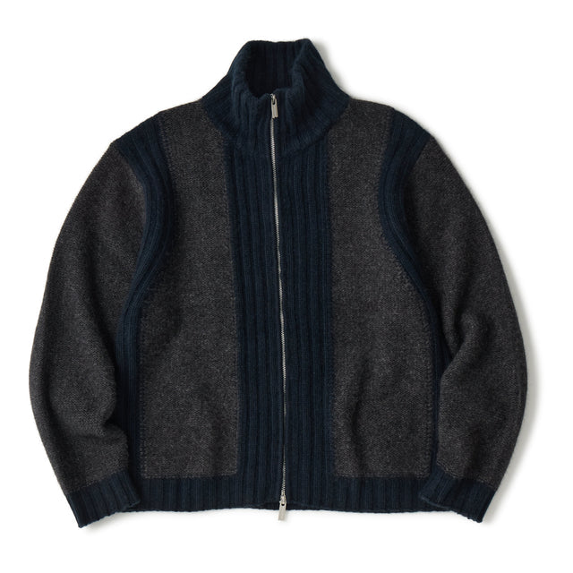 RACCOON DRIVER'S KNIT BLOUSON [3COLORS]