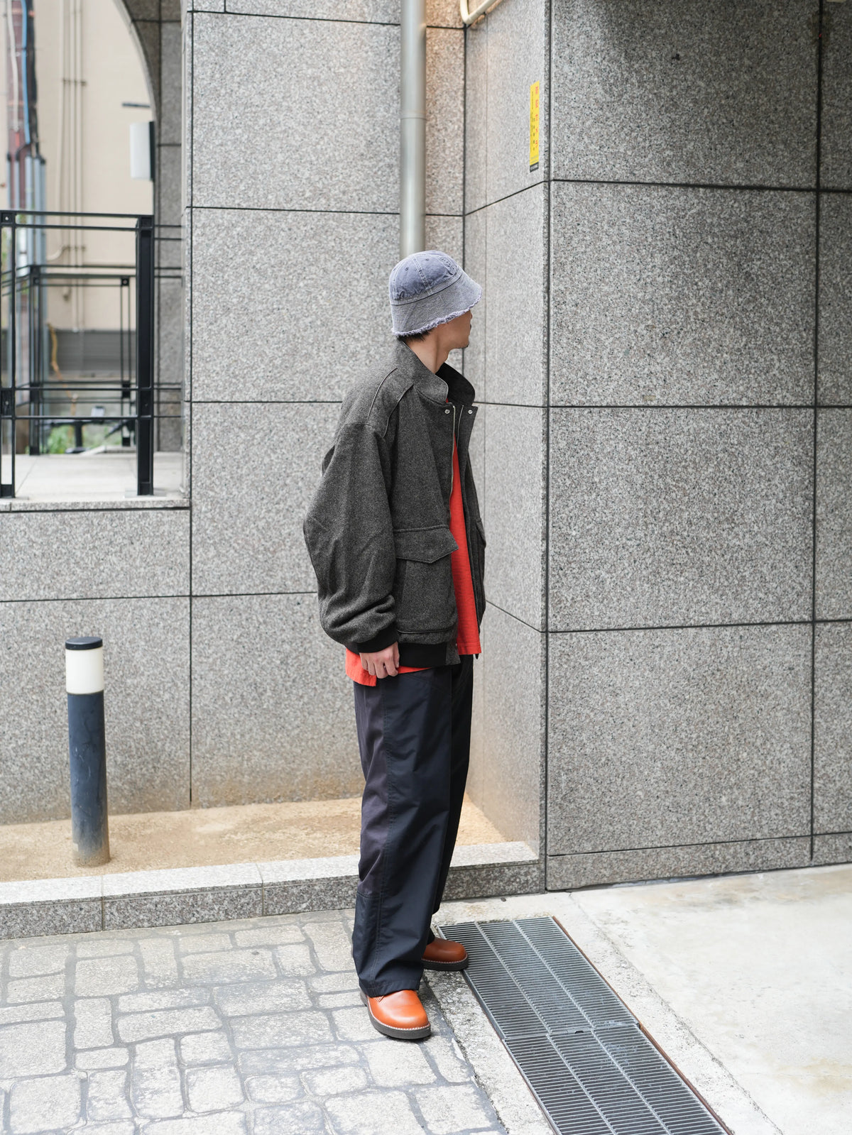 WOOL RACING BLOUSON