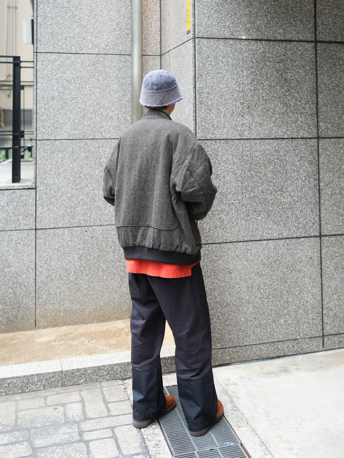 WOOL RACING BLOUSON
