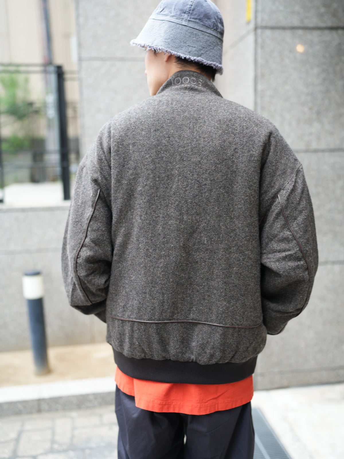WOOL RACING BLOUSON