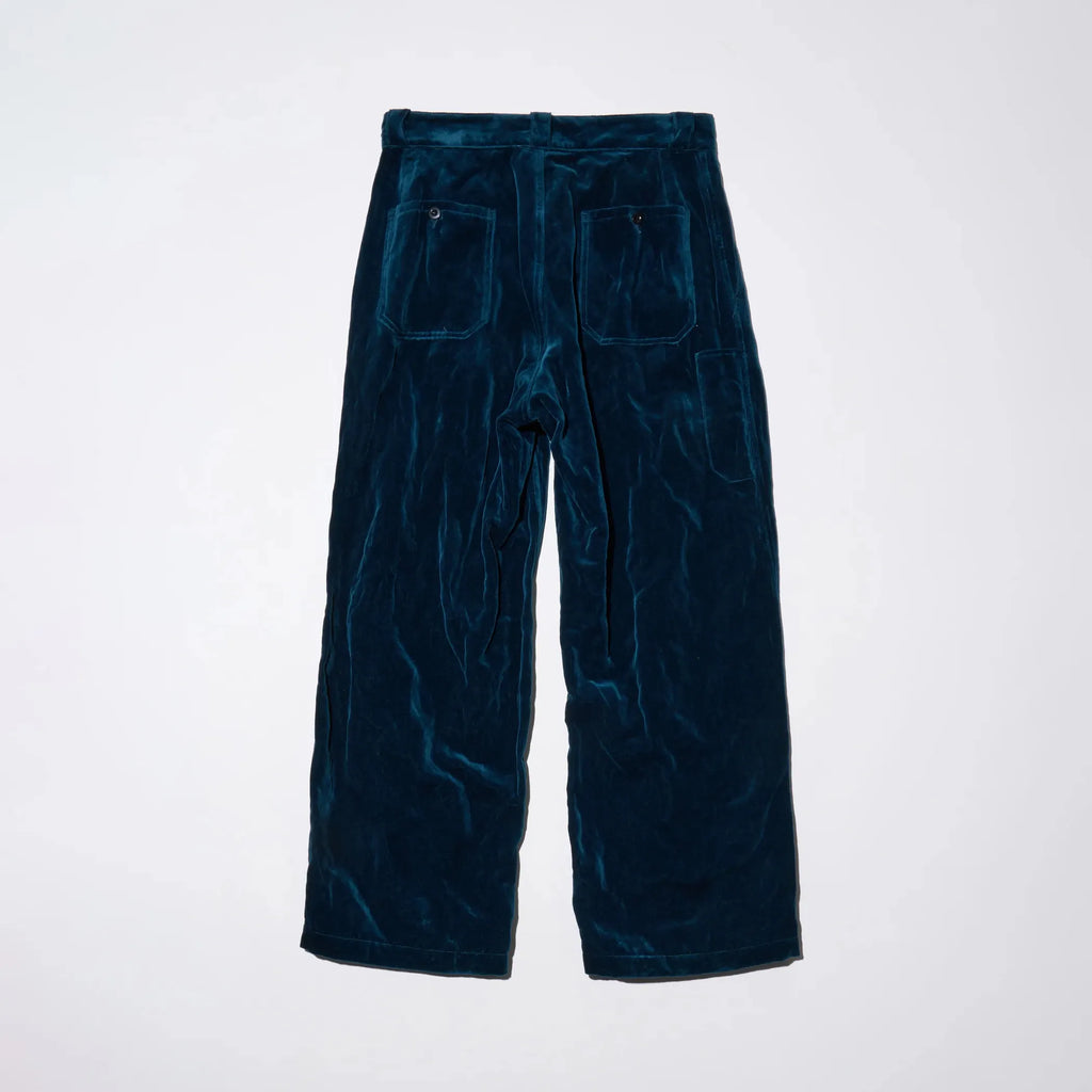 WRINKLED VELVET LABOR TROUSERS [2 COLORS]