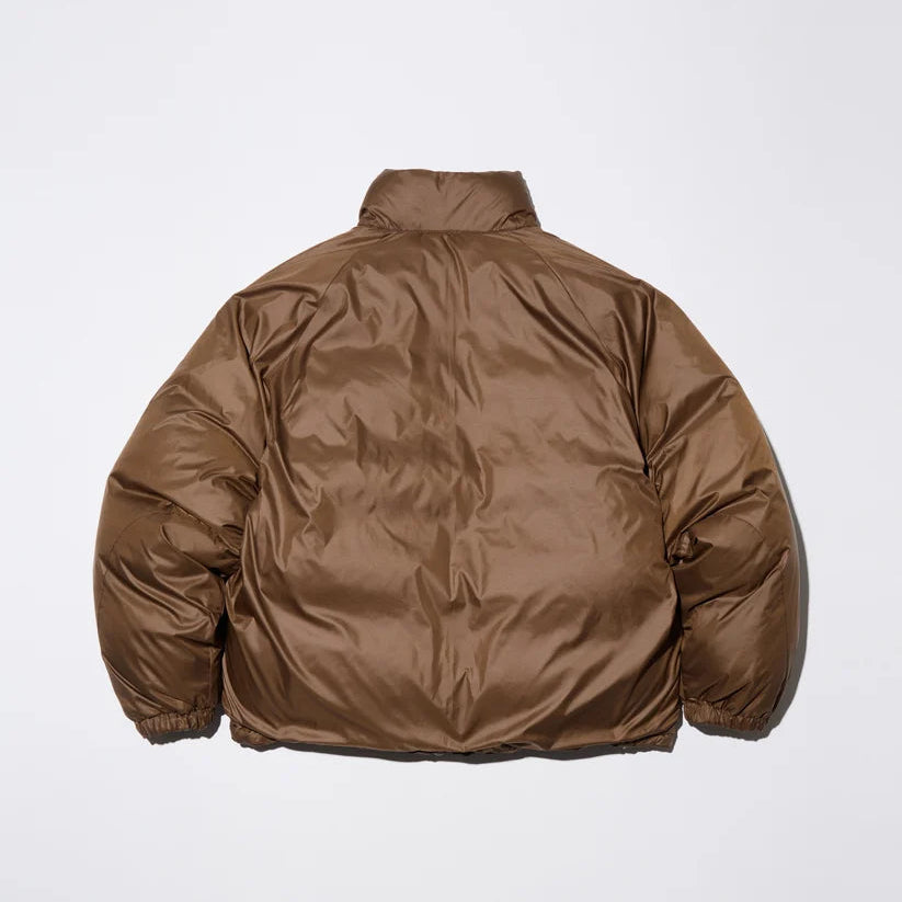 WRINKLED VELVET DOWN JACKET - REVERSIBLE [2COLORS]