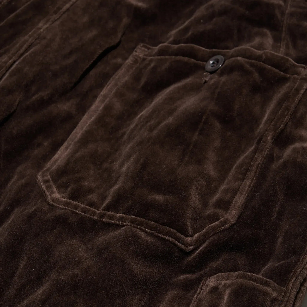 WRINKLED VELVET LABOR TROUSERS [2 COLORS]