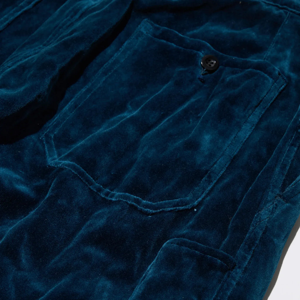 WRINKLED VELVET LABOR TROUSERS [2 COLORS]