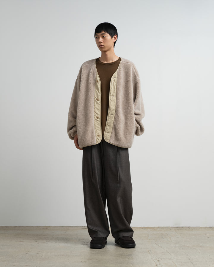 Wool Boa Liner Blouson着用画像