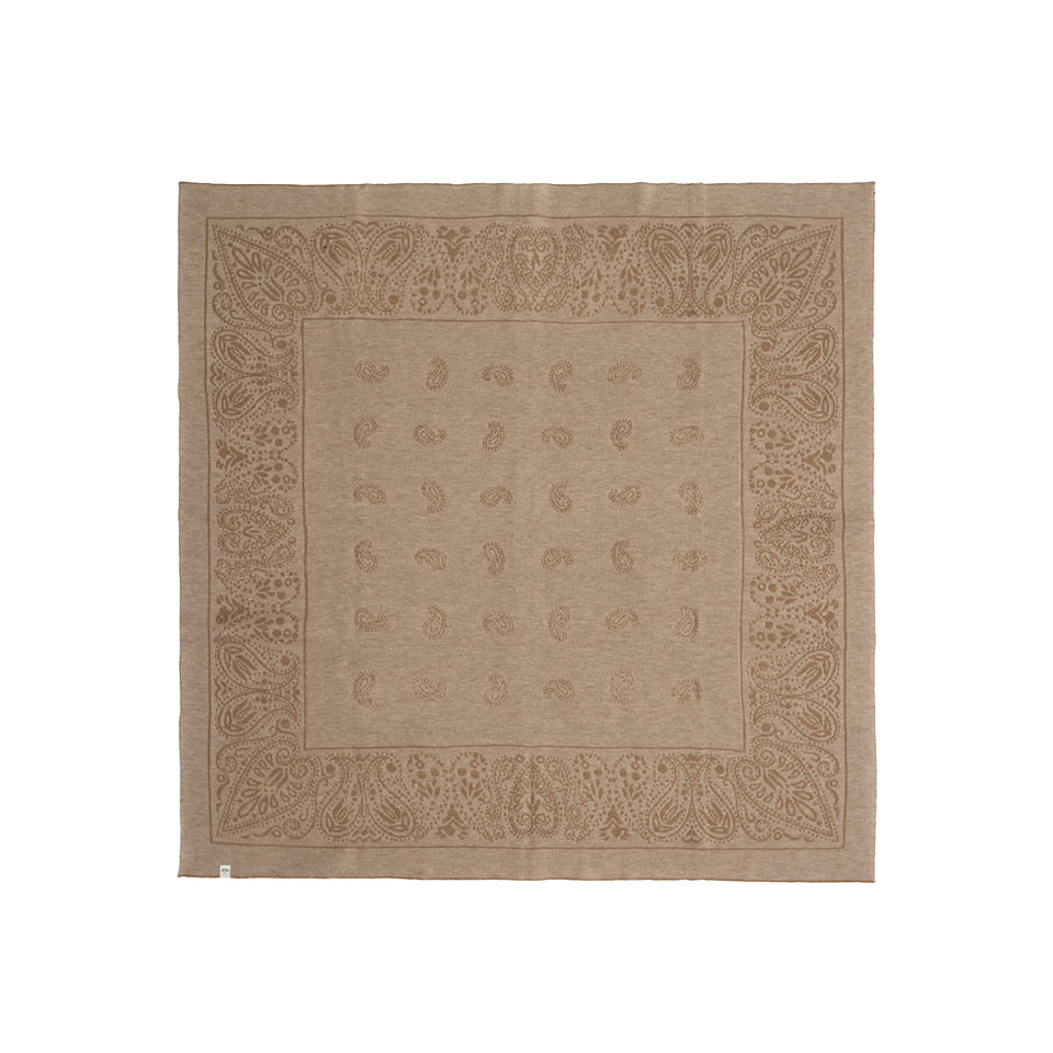 REVERSIBLE KNIT BANDANA STOLE