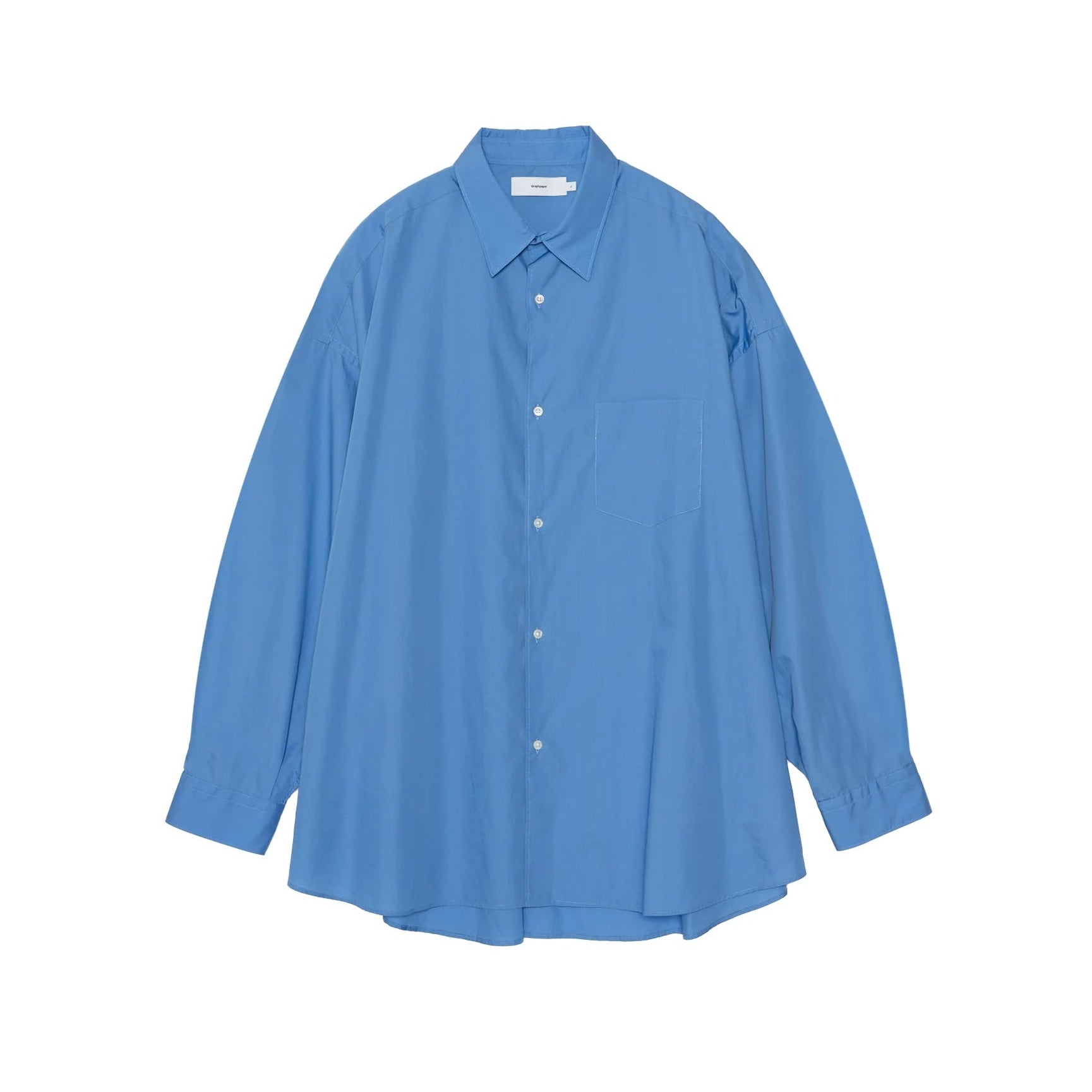 Broad L/S Oversized Regular Collar Shirt [4 COLORS]