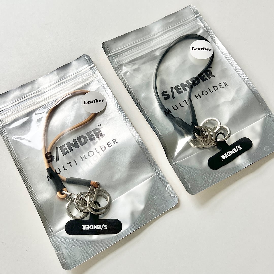 MULTIHOLDER/SHORT(LEATHER) [2 COLORS]