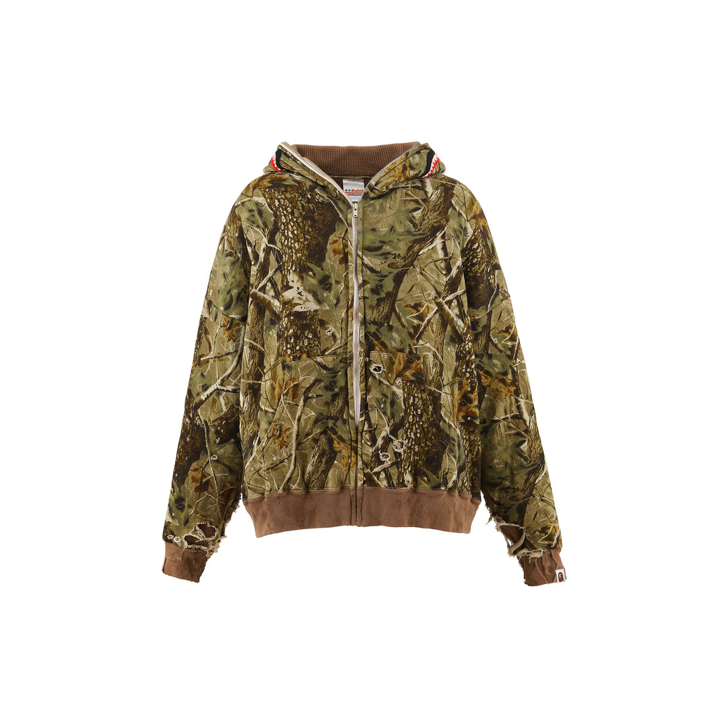 SM-HR1-0000-C38/BAPE_ZIP HOODIE/SAHARK/CAMO
