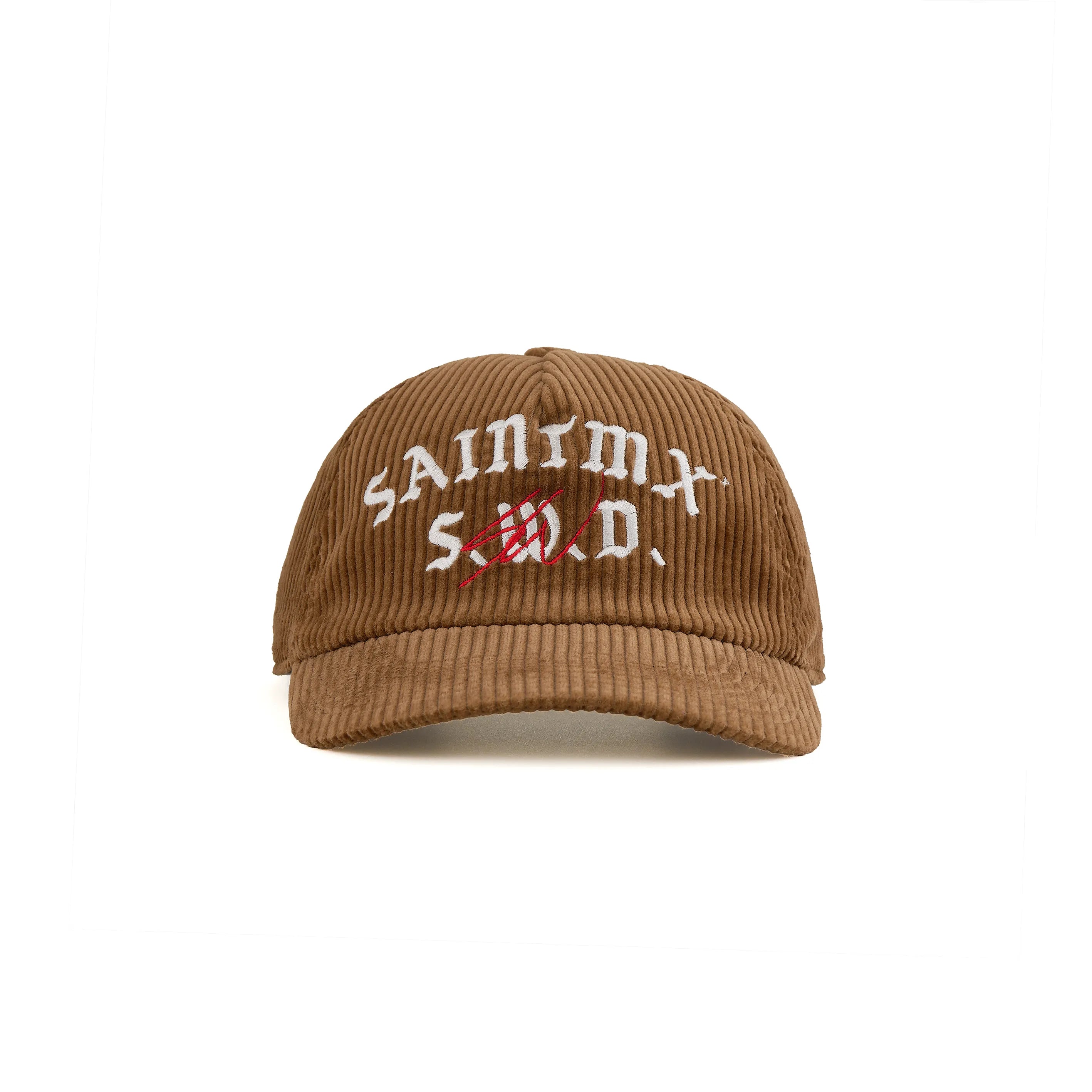 SM-MK8-0000-C13/SW_CORDUROY CAP/SAINT SW/BROWN