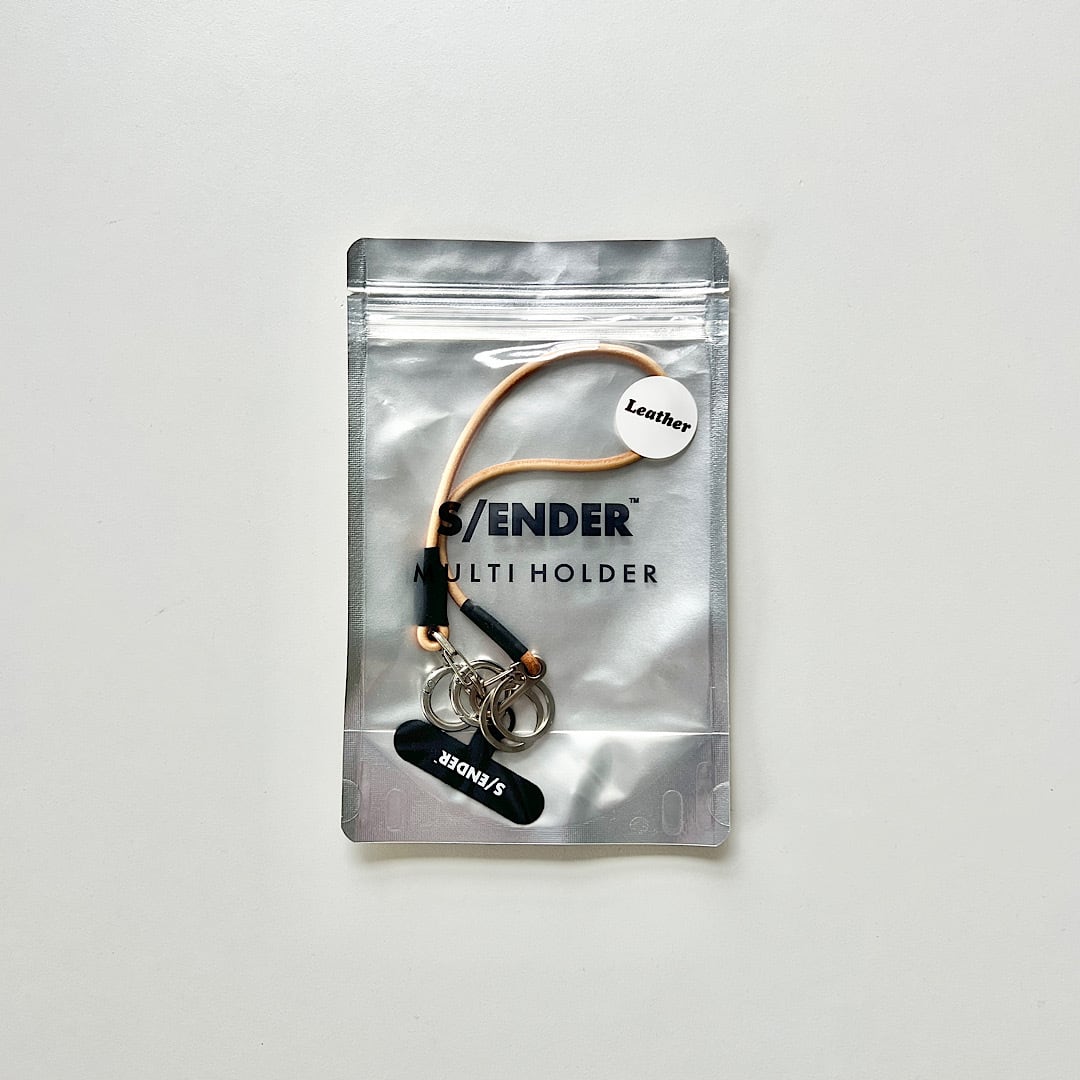 MULTIHOLDER/SHORT(LEATHER) [2 COLORS]