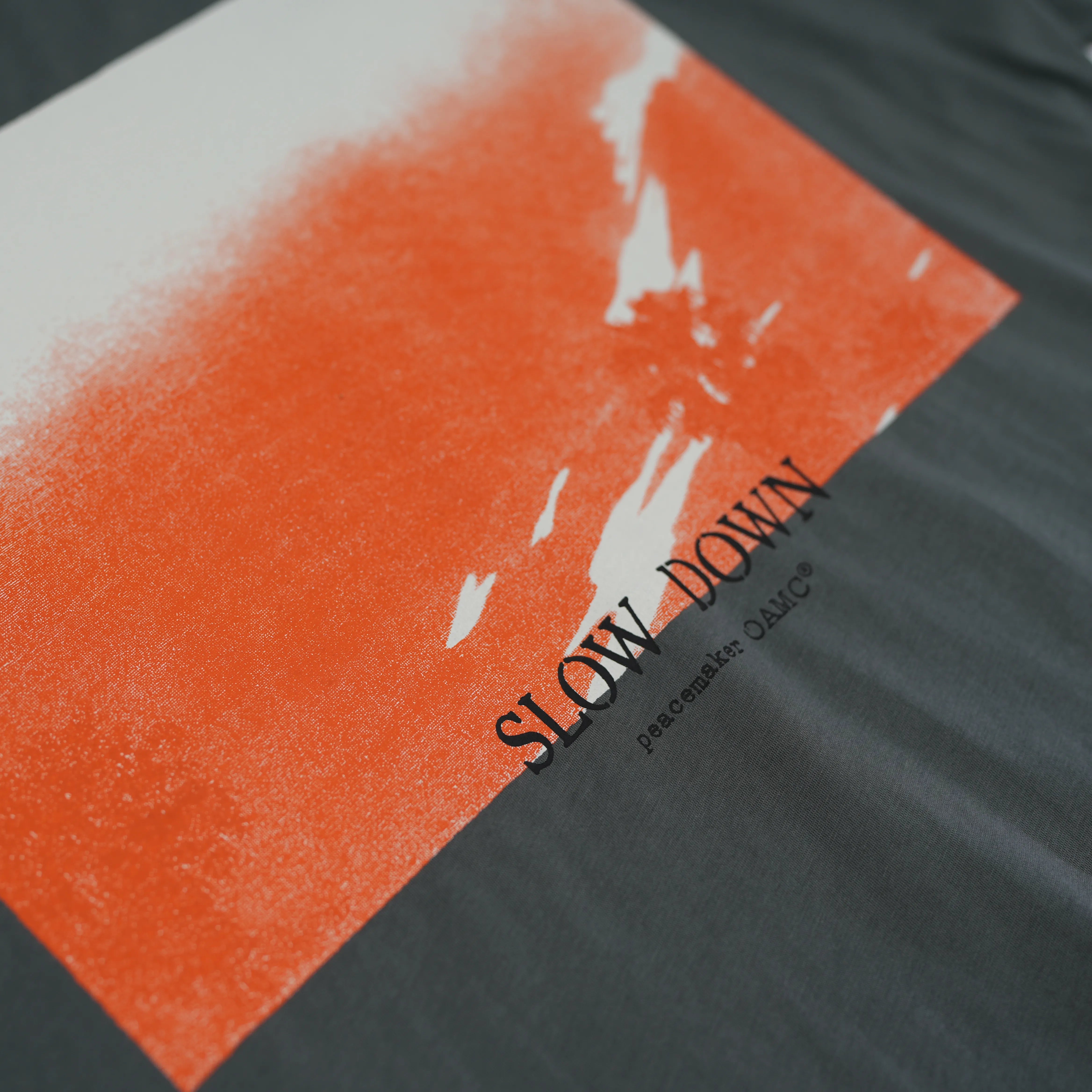 Regular Tee Slow Down Print