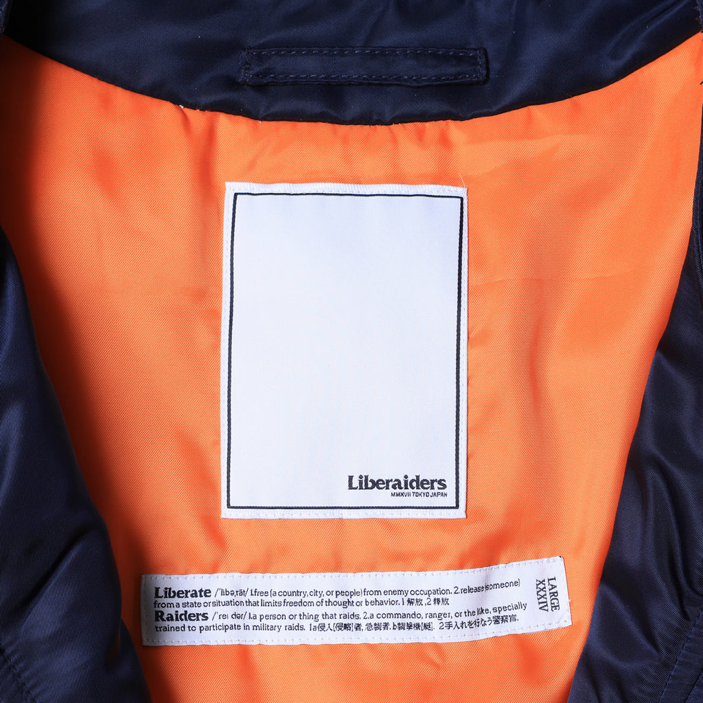 COLLARLESS FLIGHT JACKET