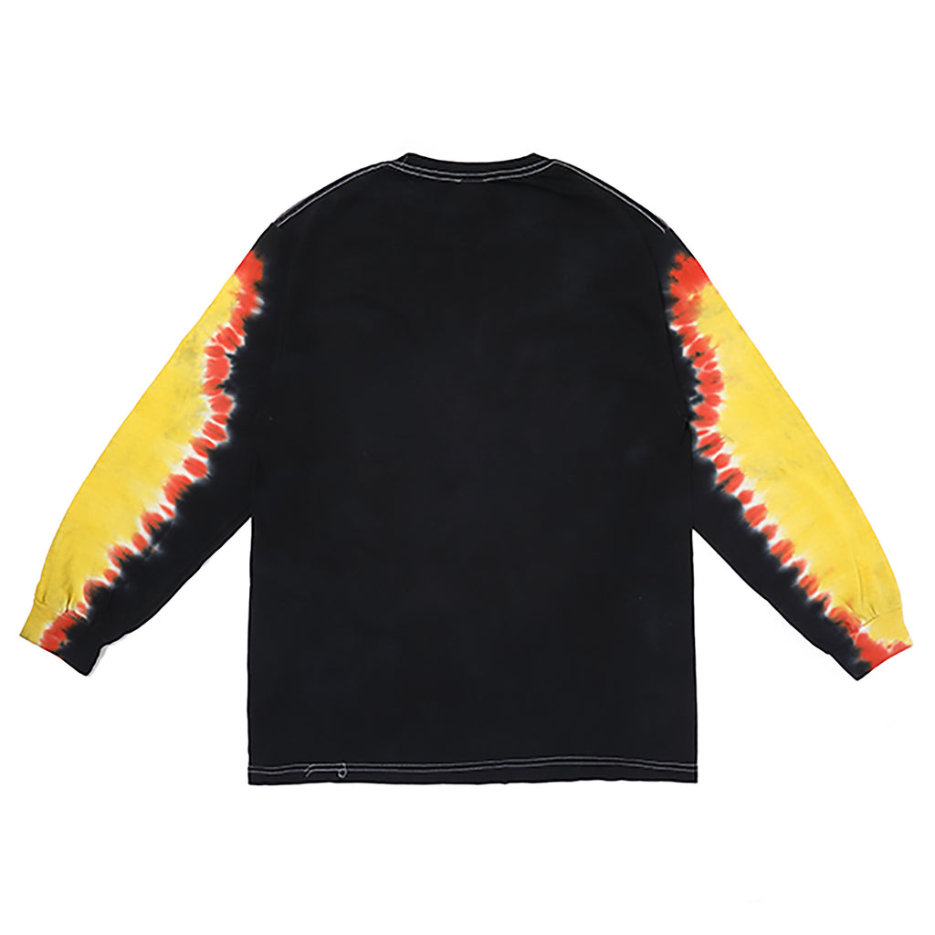 BODYAAAチャレンジャーL/S TIE DYE ZOMBIE WOLF TEE