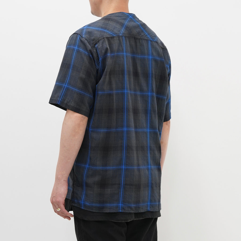 TRUCKER S/S SHIRT C/P TWILL OMBRE PLAID
